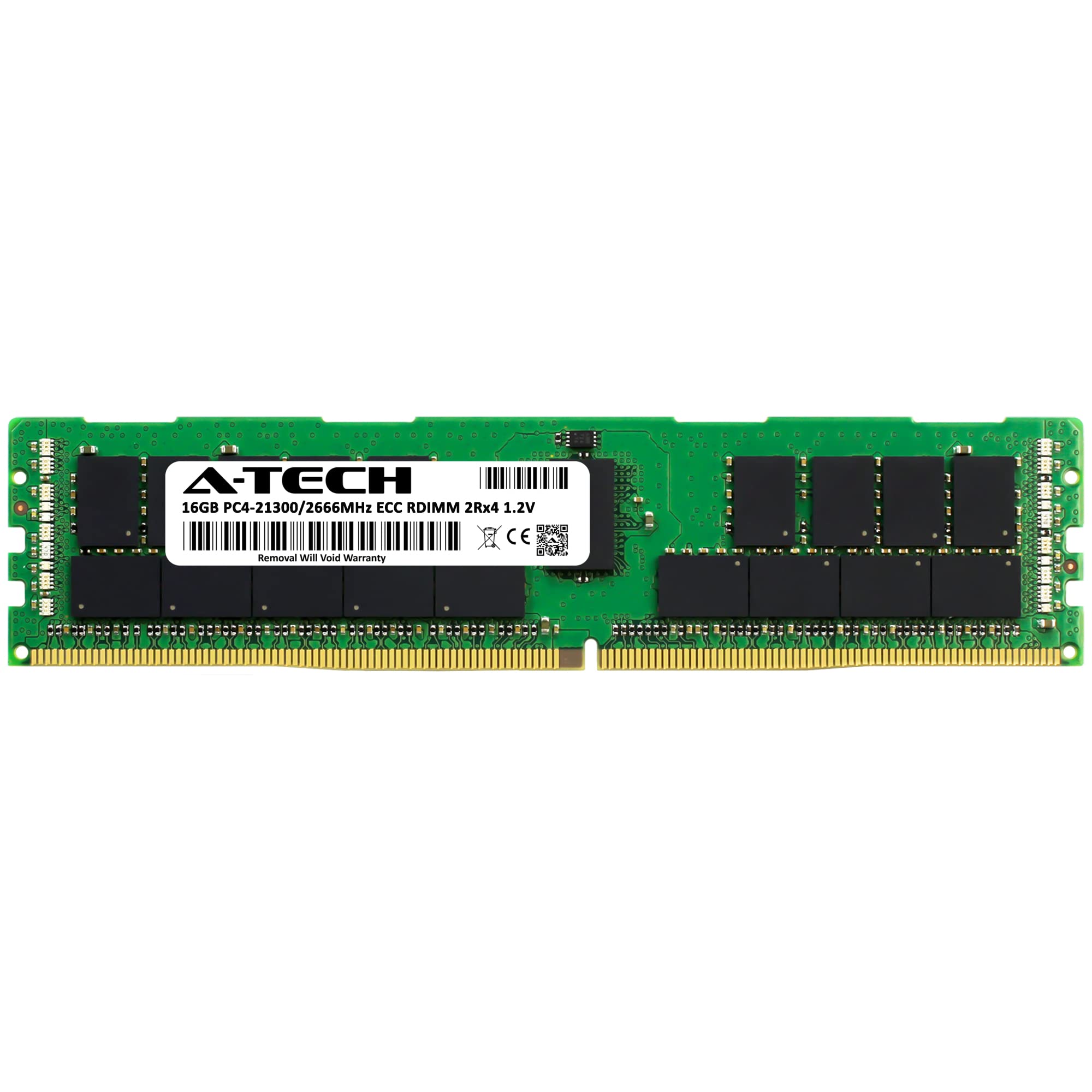 A Tech 16Gb Ddr4 2666Mhz Pc4 21300 Ecc Rdimm 2Rx4 1.2V Dual Rank Ecc Registered Dimm 288 Pin Server & Workstation Ram Memory Upg
