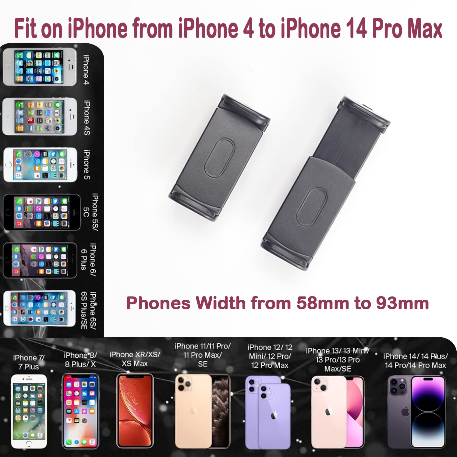 Haitent Phone Floor Tripod Stand,7.2 Feet Retractable Adjustable Gooseneck Cell Phone Tall Tripod Stand For Iphone 12 Pro Max,Ip