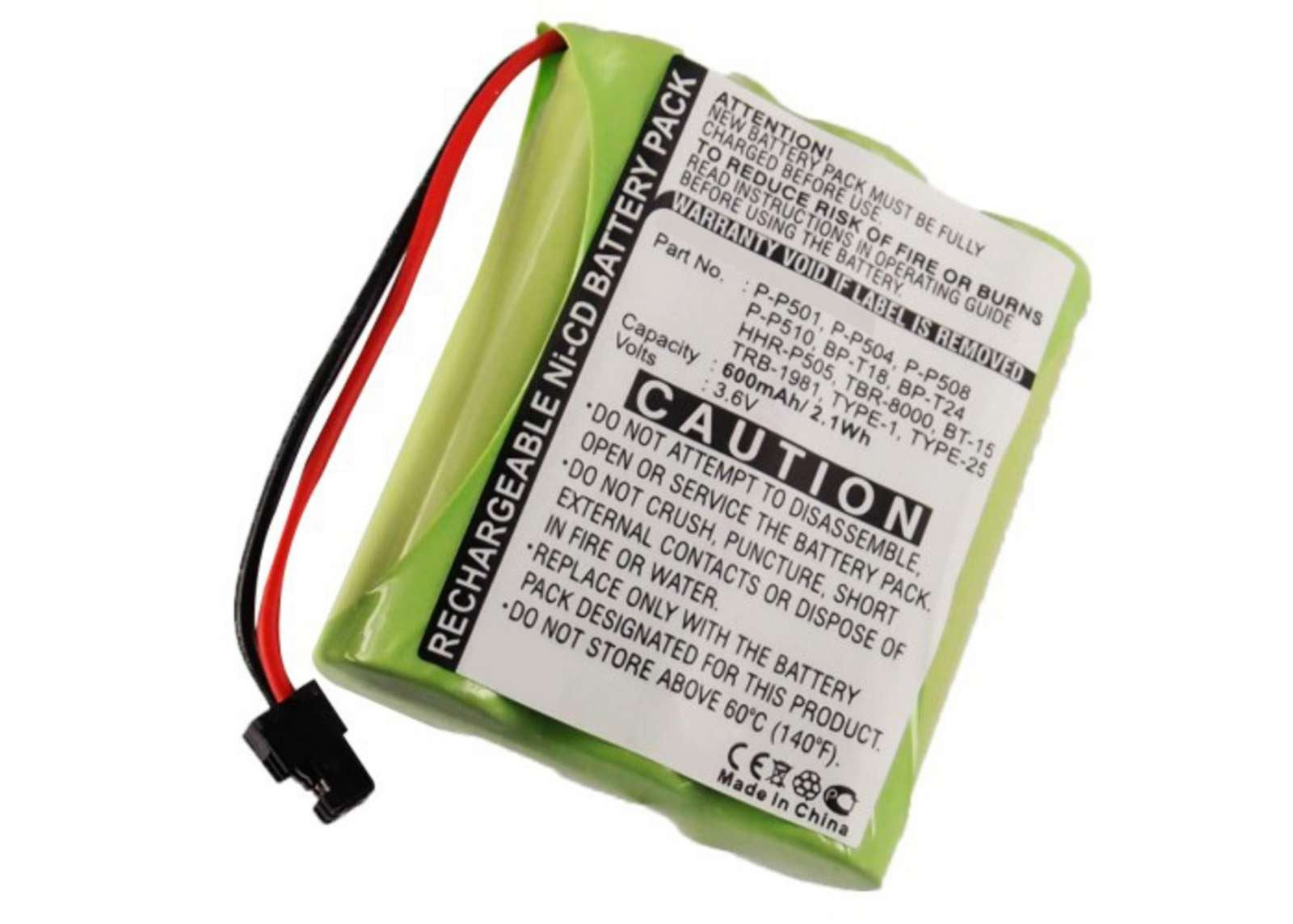 Ultralast Ul 505 Cordless Phone Battery For Panasonic Hhr P505 Equivalent