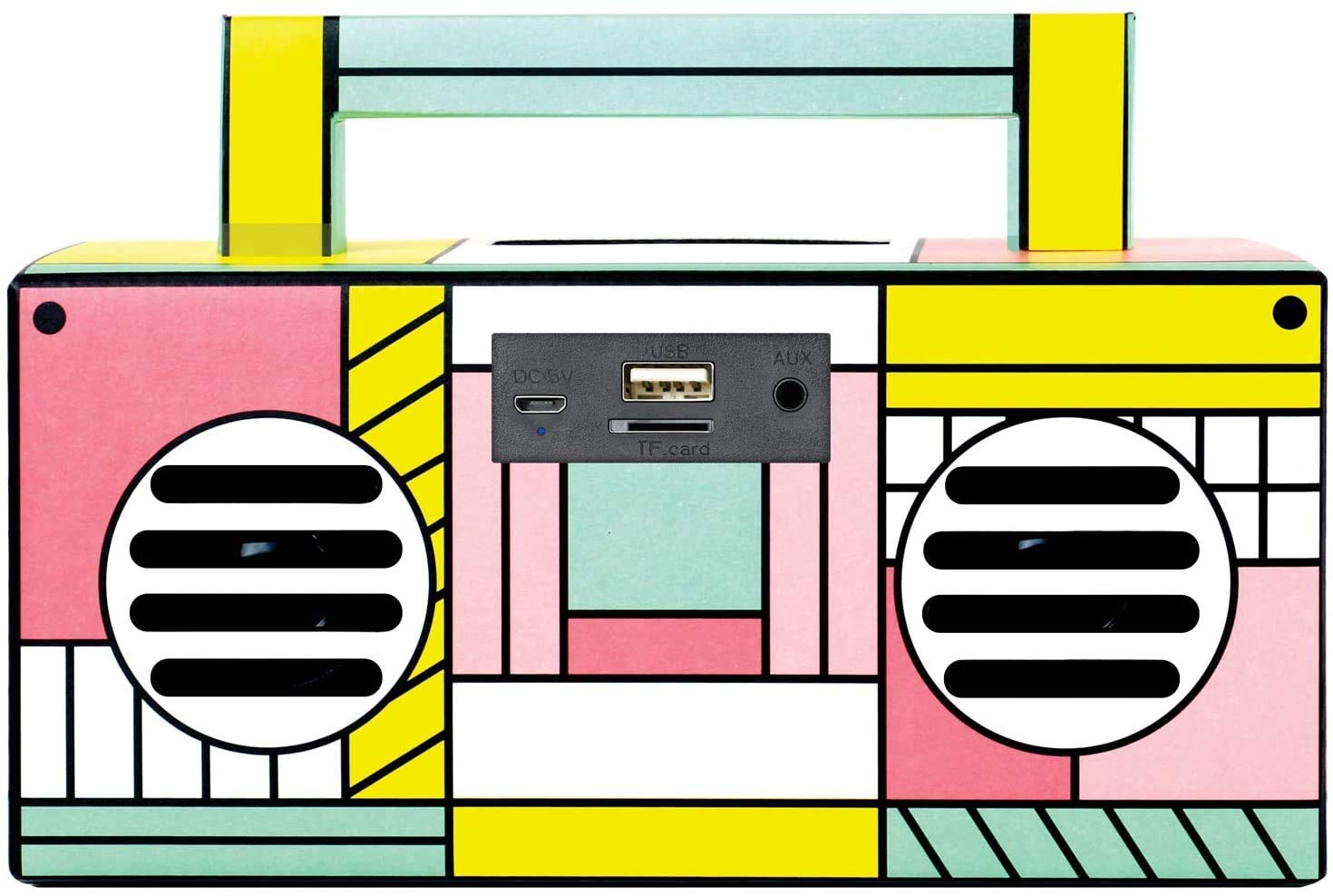 Qfx Bt 41 Flamingo Bluetooth Streaming Tws Ready Lightshow Speaker (Flamingo), Pink