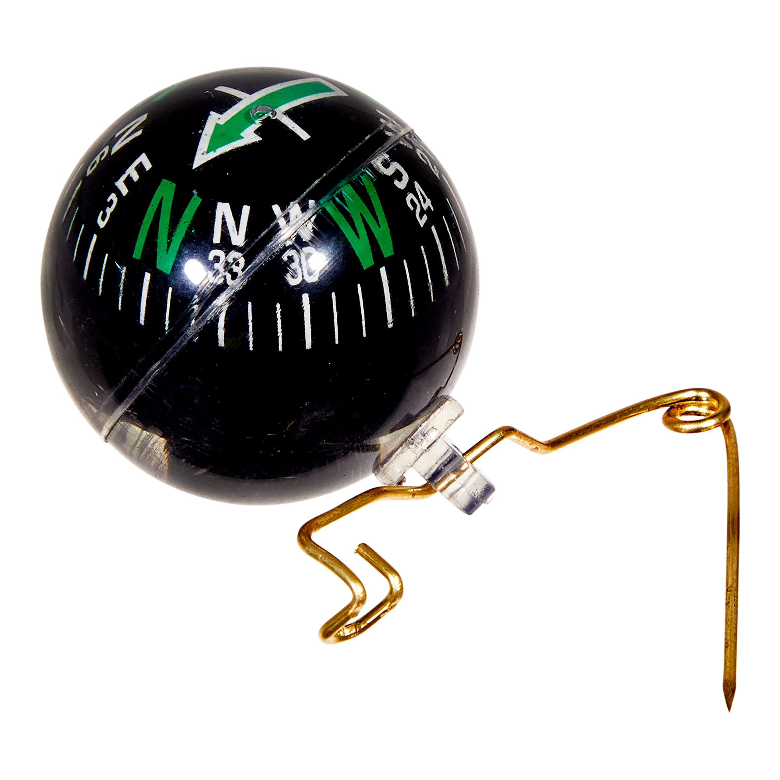 Allen Company Liquid Filled Ball Compass With Pin, Multi, One Size (484)