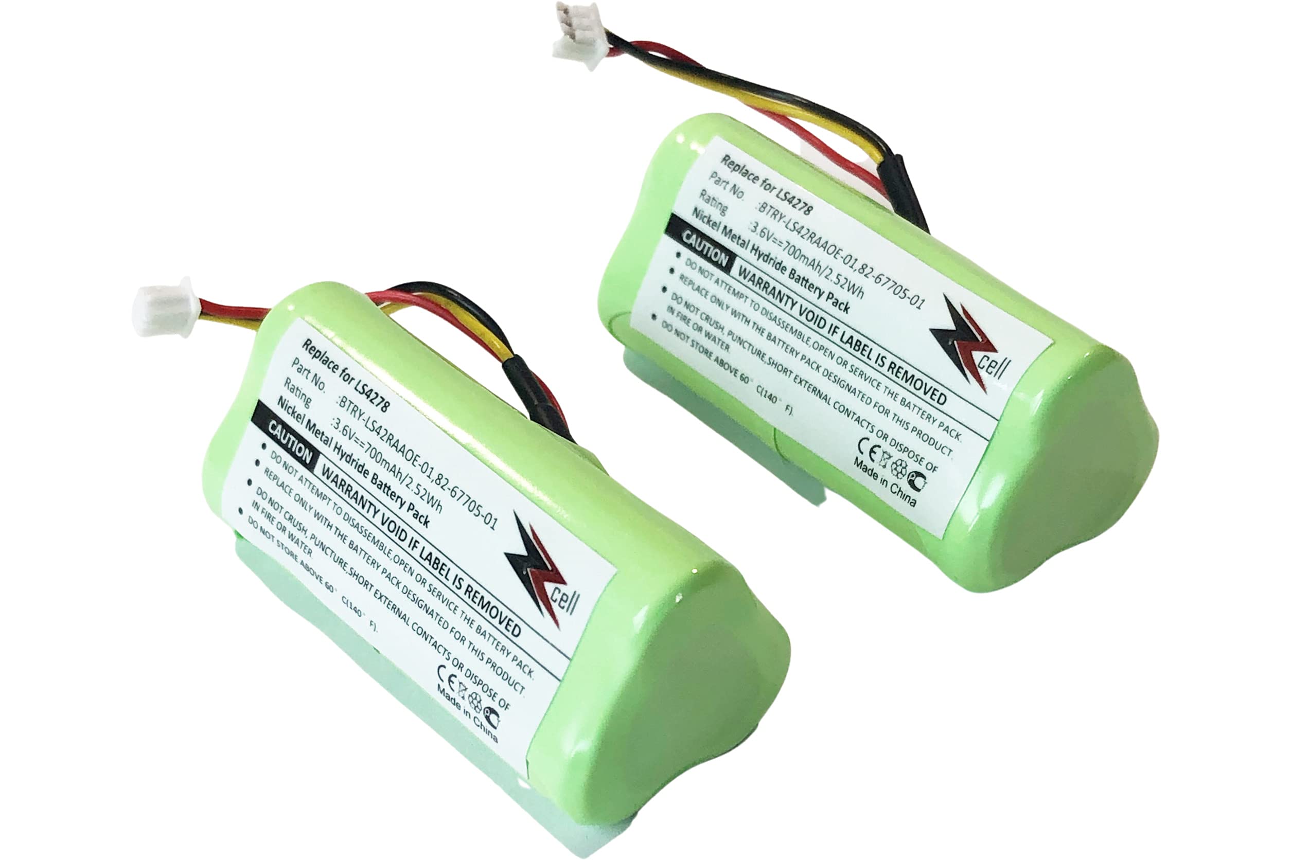 Zzcell 2 Pack Bar Code Scanner Battery Replacement For Motorola Symbol Ls4278 / Btry Ls42Raaoe 01
