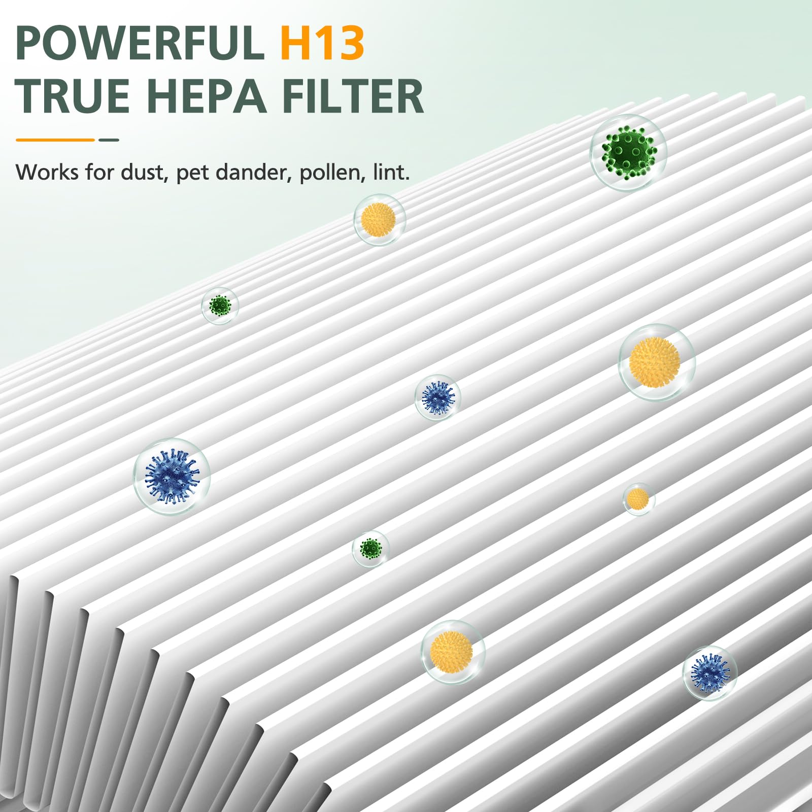 2 Pack C102 True Hepa Air Filter Ma 01Cw Replacement Filter Compatible With Miko Ibuki Air Purifi Er C102, Ma 18 And Okaysou Air