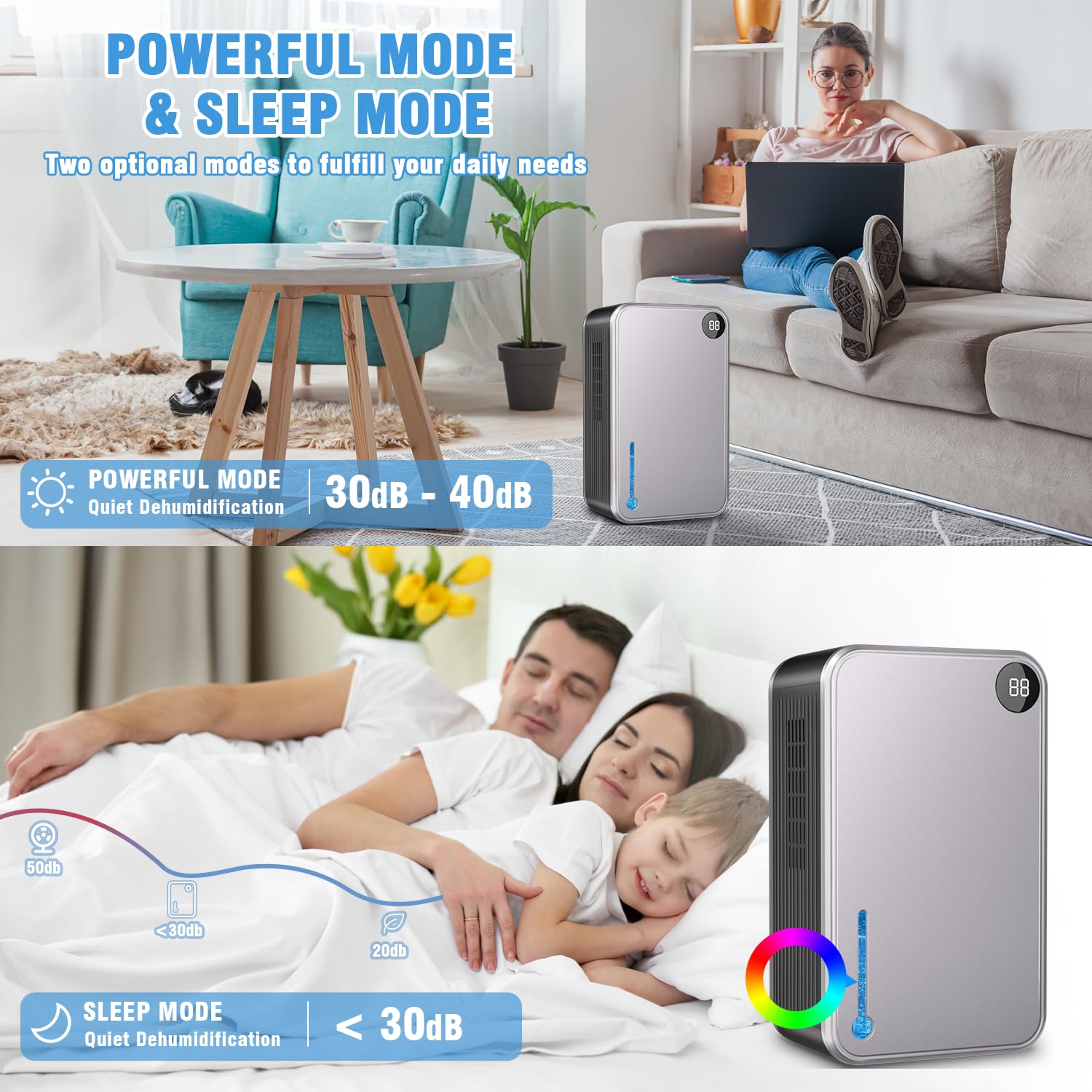 Dehumidifier,25 Oz Water Tank Dehumidifer For Home,(280 Sq. Ft) Quiet With Timer, Automatic Shut Off Function And Drain House,De