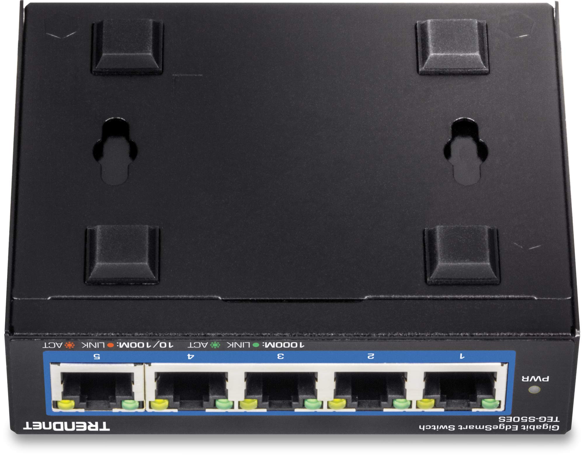 Trendnet 5 Port Gigabit Edgesmart Switch, Teg S50Es, 5 X Gigabit Ports, 10Gbps Switch Capacity, Ethernet Network Desktop Switch,