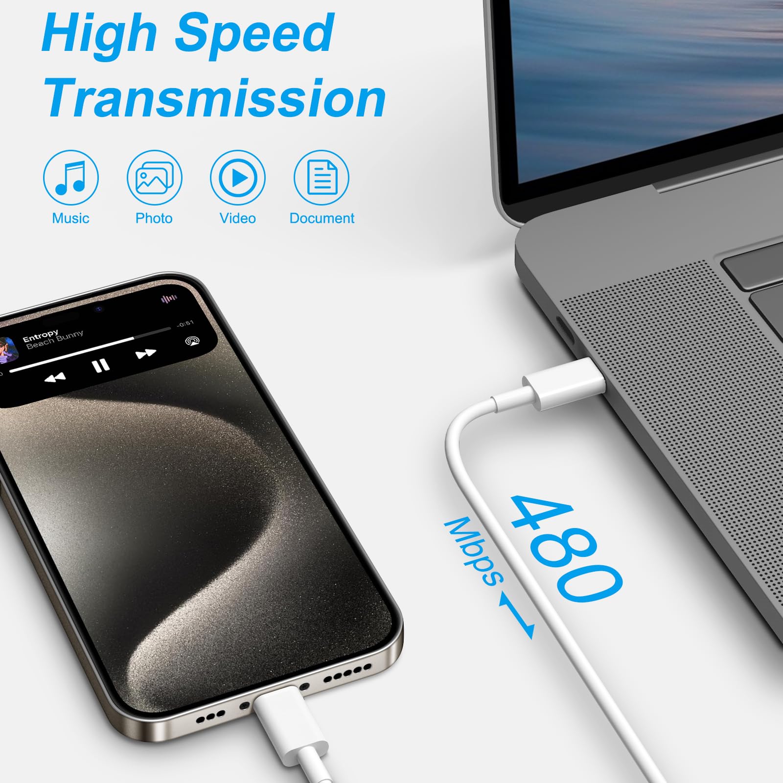 Charger For Iphone 15 Charger Fast Charging 10Ft   2 Pack 20W Usb C Wall Charger Block And Type C To C Cable Compatible With Iph
