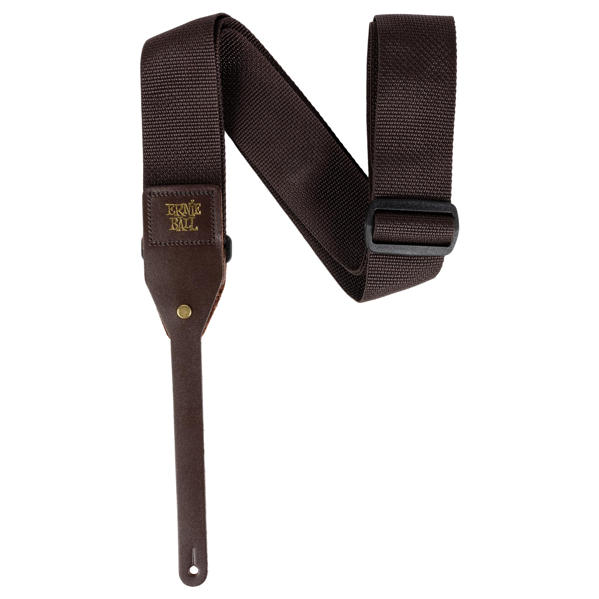 Ernie Ball Polypro Acoustic Guitar Strap   Brown (P05366)