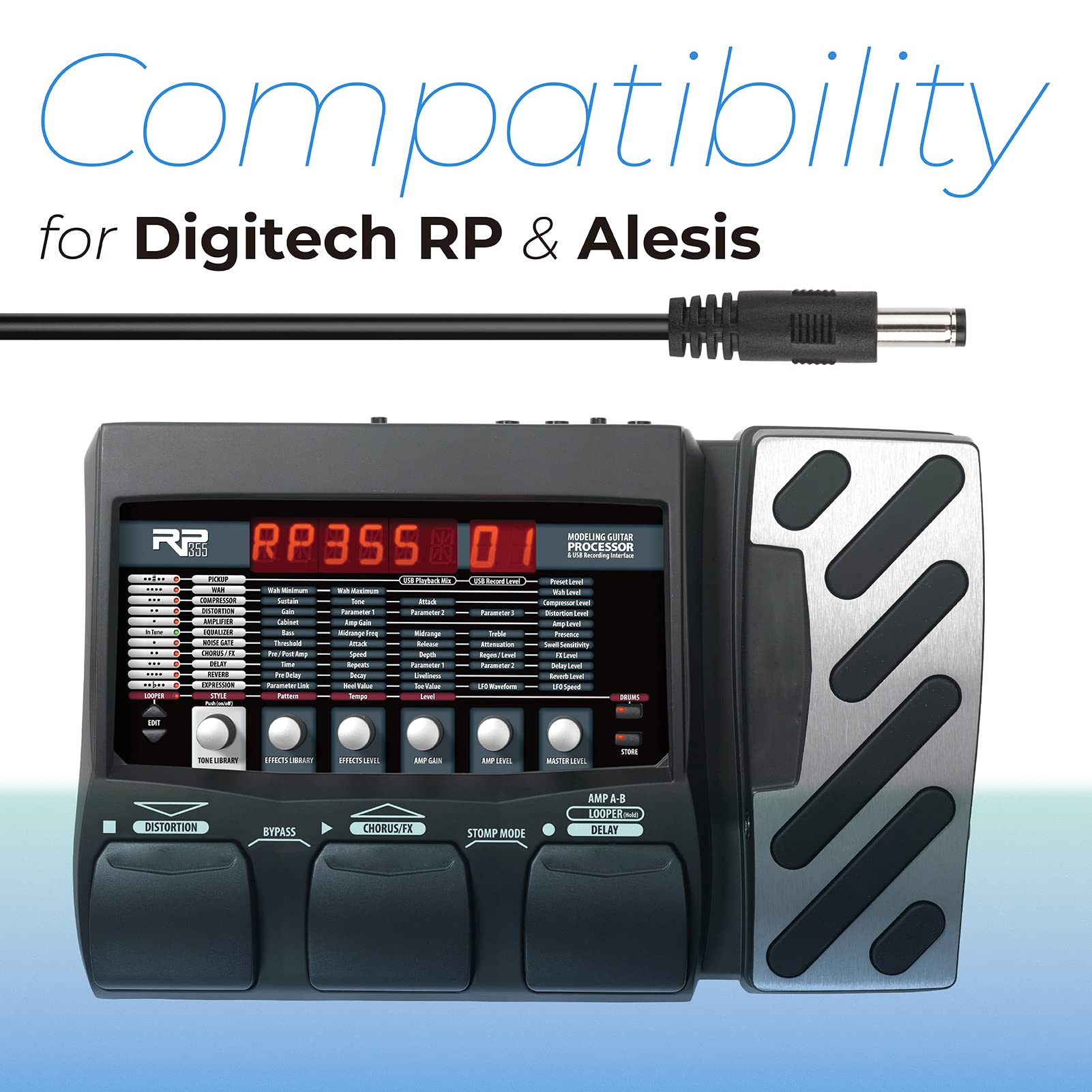 9Vac Ac Ac Adapter Charger For Digitech Rp100 Rp150 Rp200 Rp300 Rp350 Rp3 Rp250 Rp200A Rp250 Rp255 Rp350 Rp300A Rp355 Guitar Ped