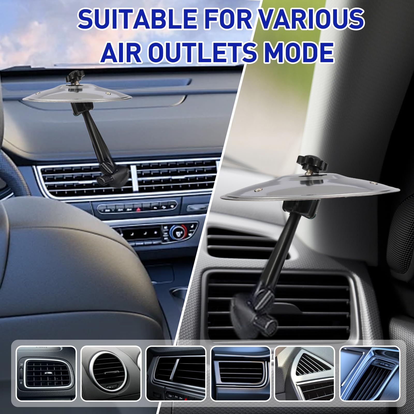 Car Cymbal Air Vent Car Crash Cymbal Air Vent Mini Drum Cymbal For Music Lovers