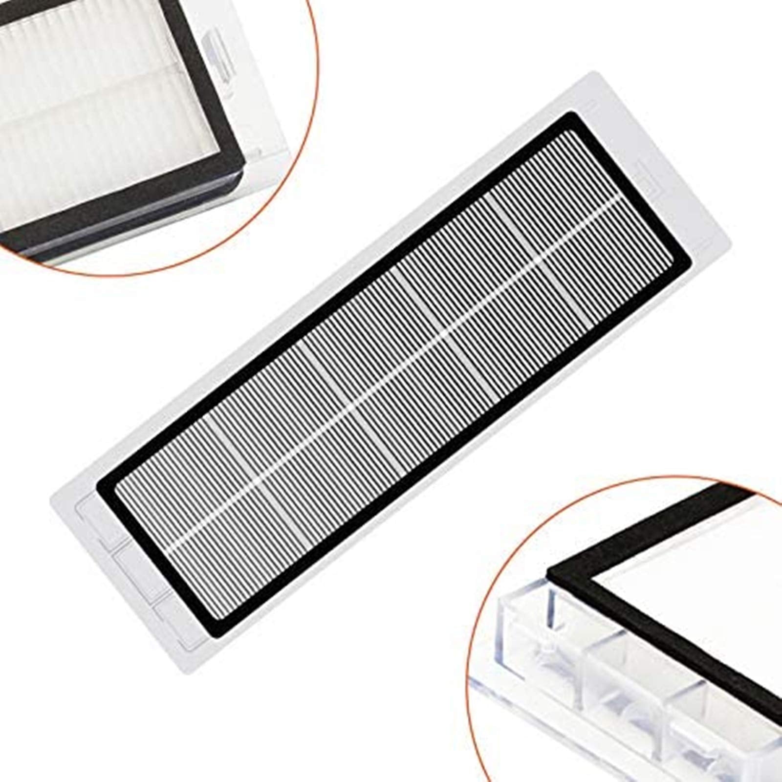 Roborock Filters Compatible With Roborock S6 Pure, S6, E4,S4 Max, S6 Maxv, S4, E2, E3, E5, E20 E25 E35 S50 S65 Xiaomi Mijia Robo