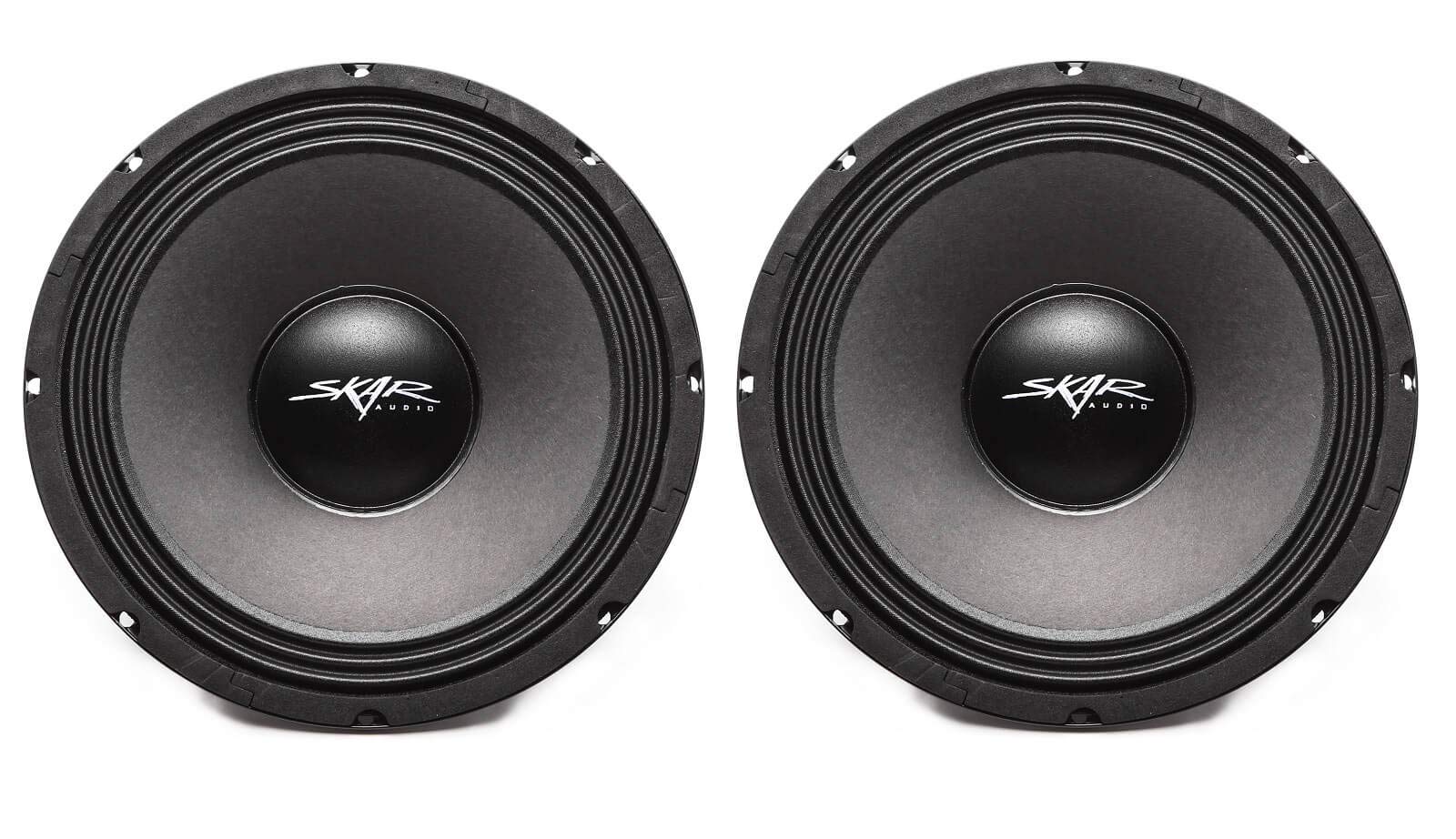 (2) Skar Audio Fsx10 4 400 Watt 10 Inch 4 Ohm Mid Range Loudspeakers   2 Speakers, (2) Fsx10 4