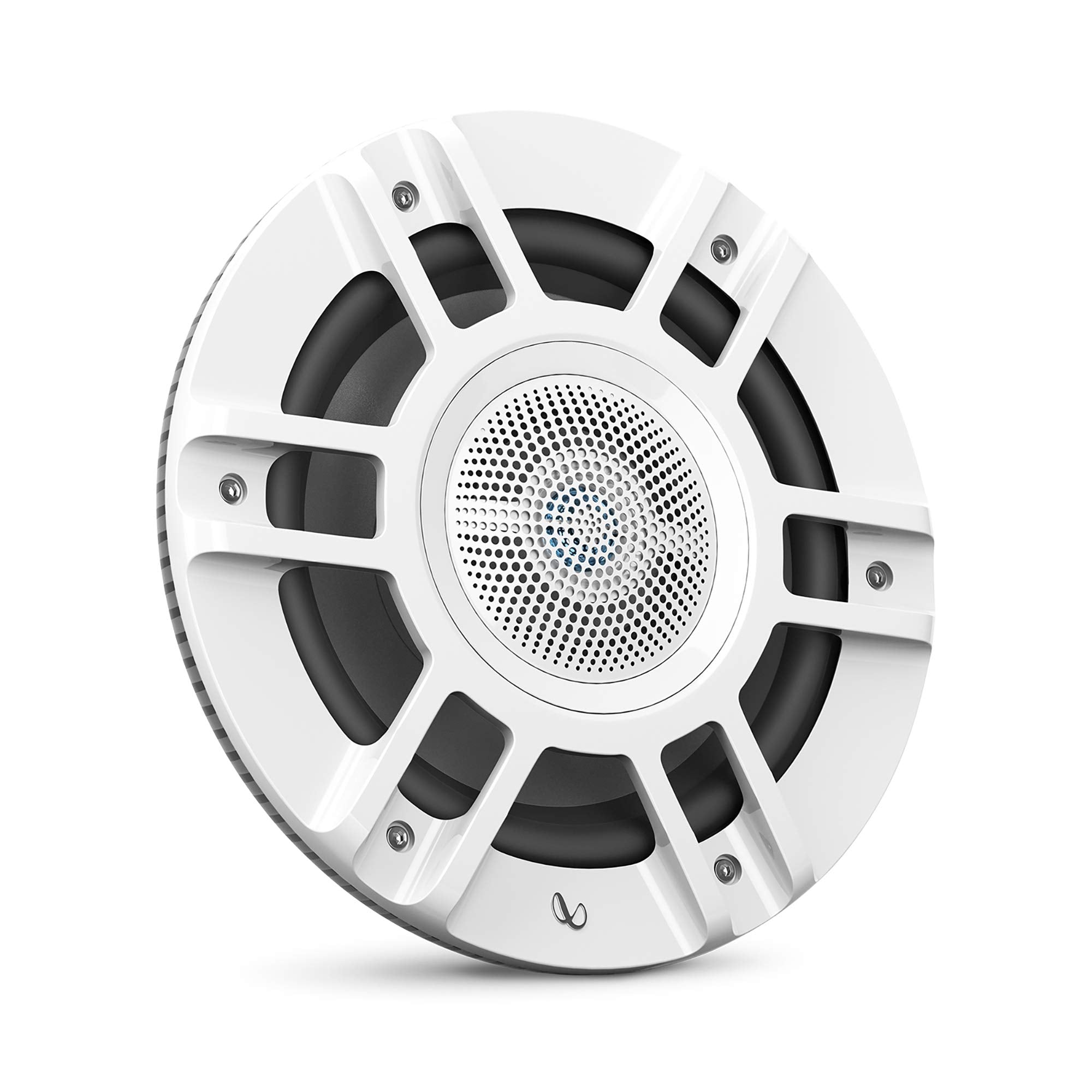 Infinity Kappa8130Mam   Kappa Marine Kappa8130M White 8'' Premium 3 Way Rgb Led Convertible Speakers