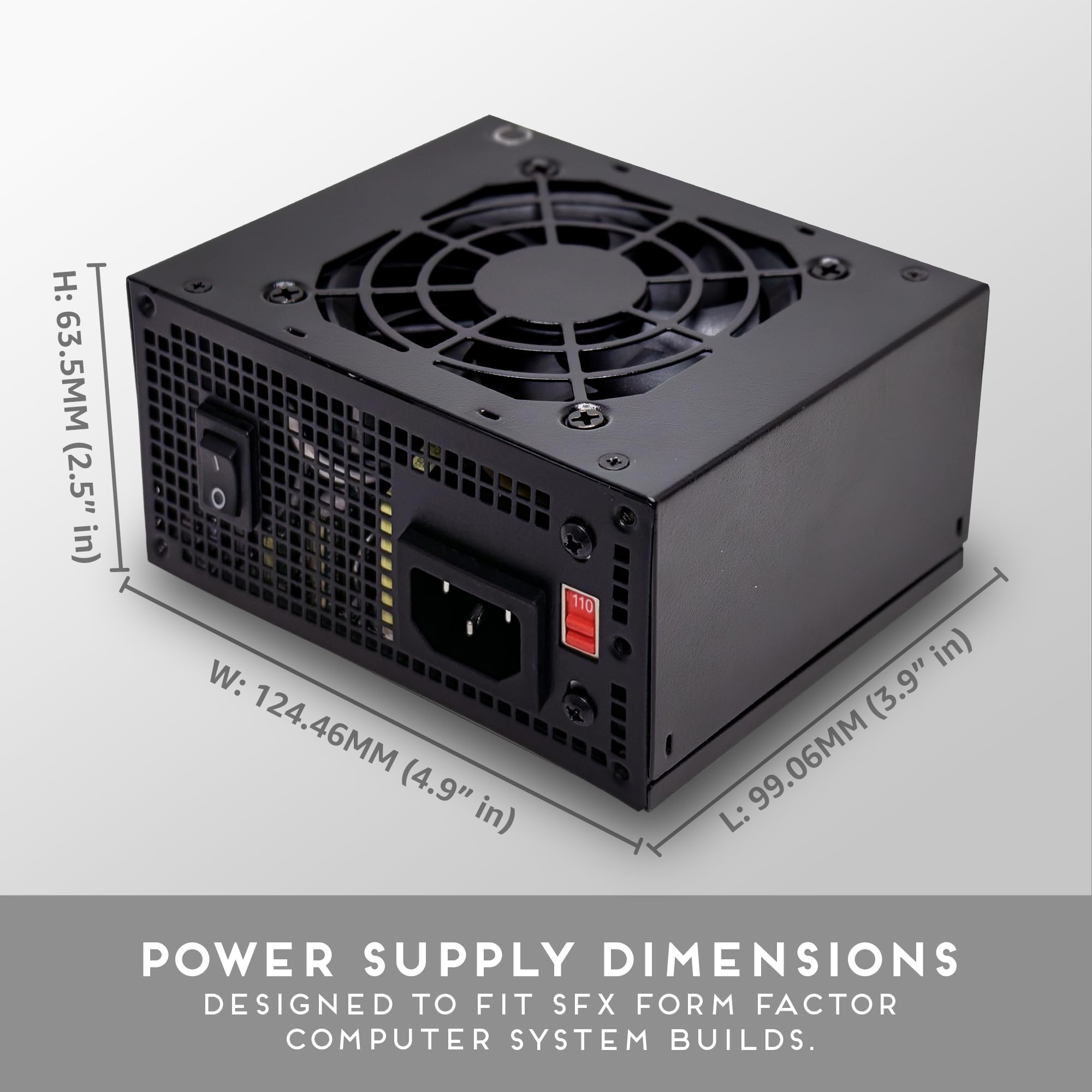 Apevia Sfx Ap400W Mini Itx Solution / Micro Atx / Sfx 400W Power Supply