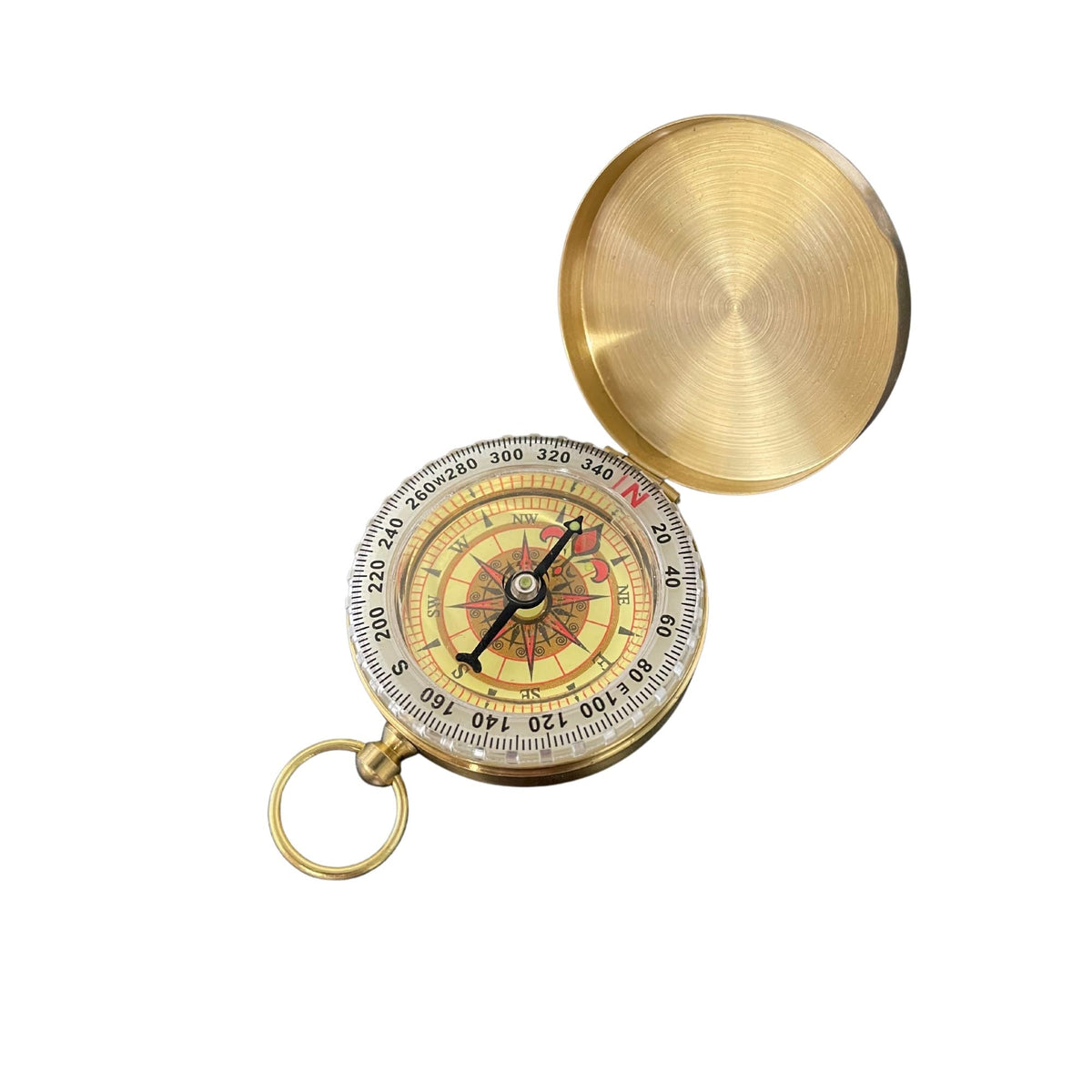 Sharpsurvival Old Fashioned Compass - Glow In The Dark Military Compass For Accurate Orienteering And Navigation - Handheld Ligh