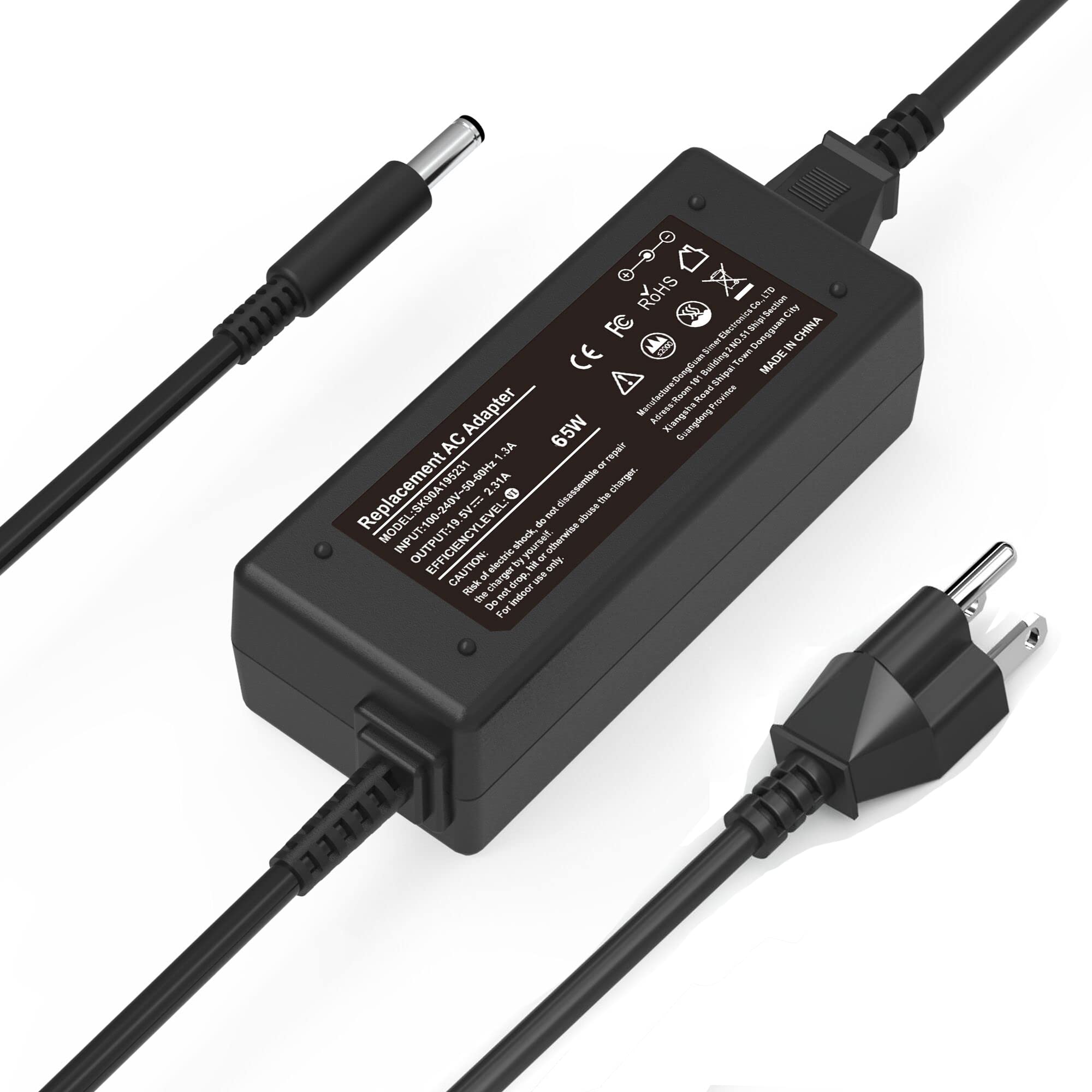 45W 65W Computer Charger Replacement For Dell Inspiron 11 13 14 15 3000 5000 7000 Inspiron 3452 3551 3552 3558 3559 5552 5555 55