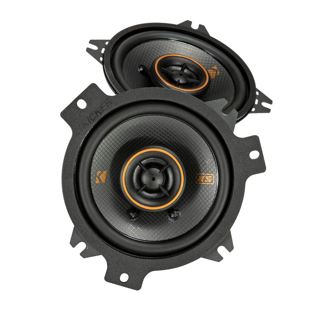 Kicker 47Ksc404 Ks Series 4'' Coaxial Speakers With .5'' Tweeters, 4Ohm
