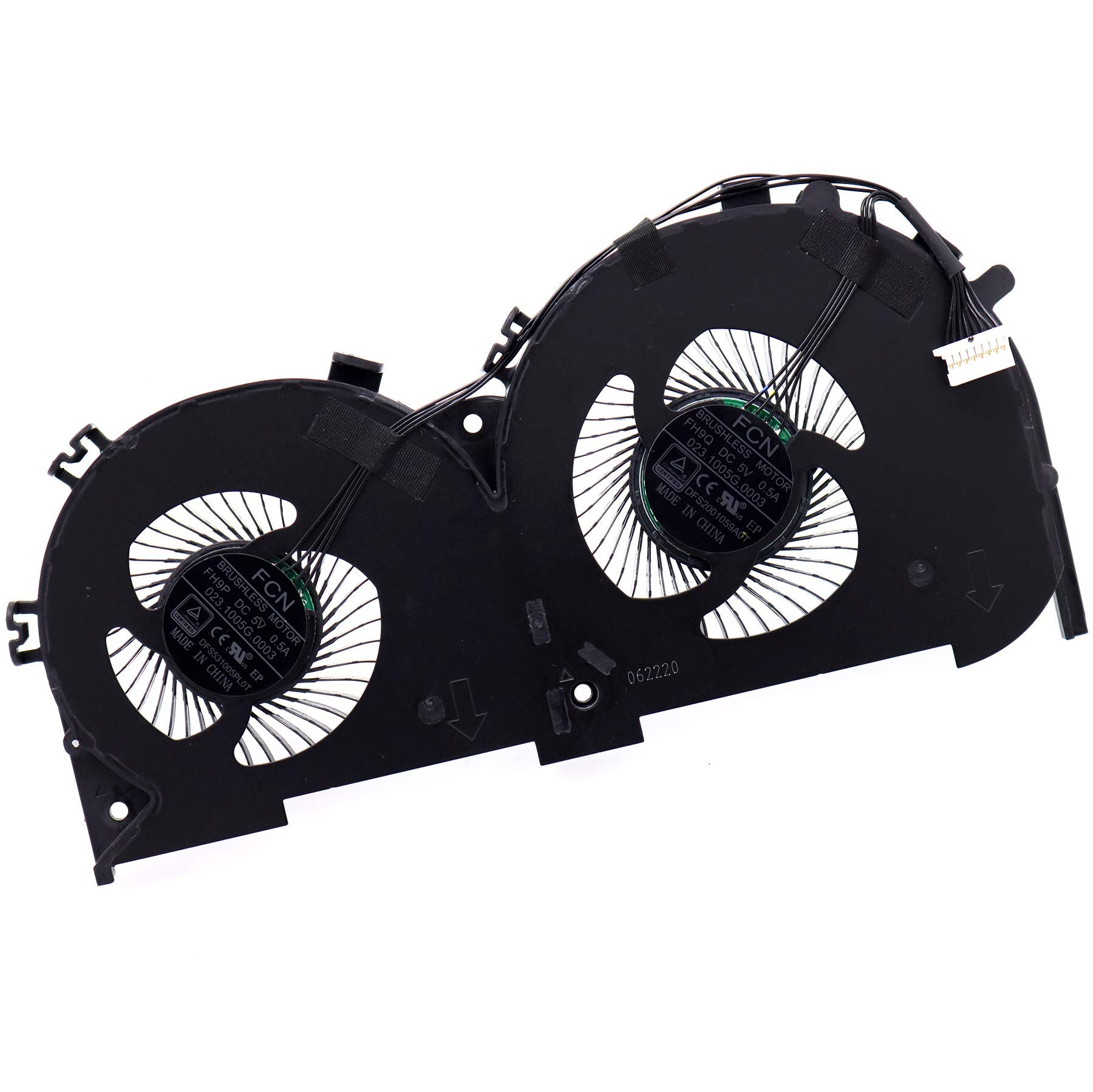 Deal4GO CPU Cooling Fan DFS2001059A0T w/GPU Cooler Fan DFS531005PL0T Replacement for Lenovo IdeaPad 700-15 700-15ISK
