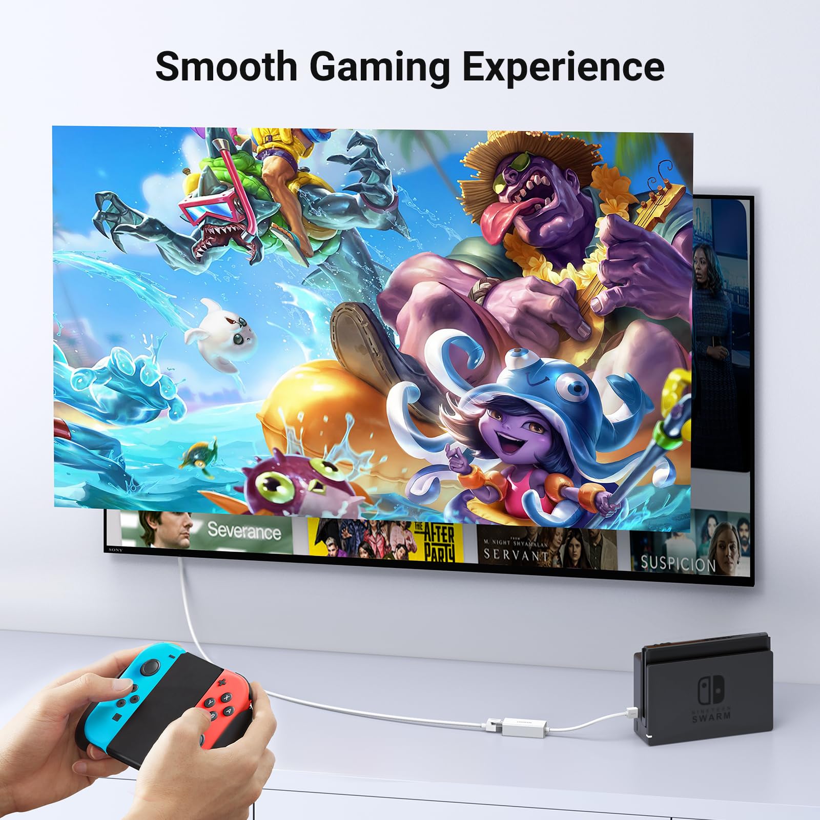 Ugreen Usb A To Ethernet Adapter, 10/100 Mbps Network Adapter, Rj45 Wired Lan Internet Adapter For Laptop Pc Compatible With Nin