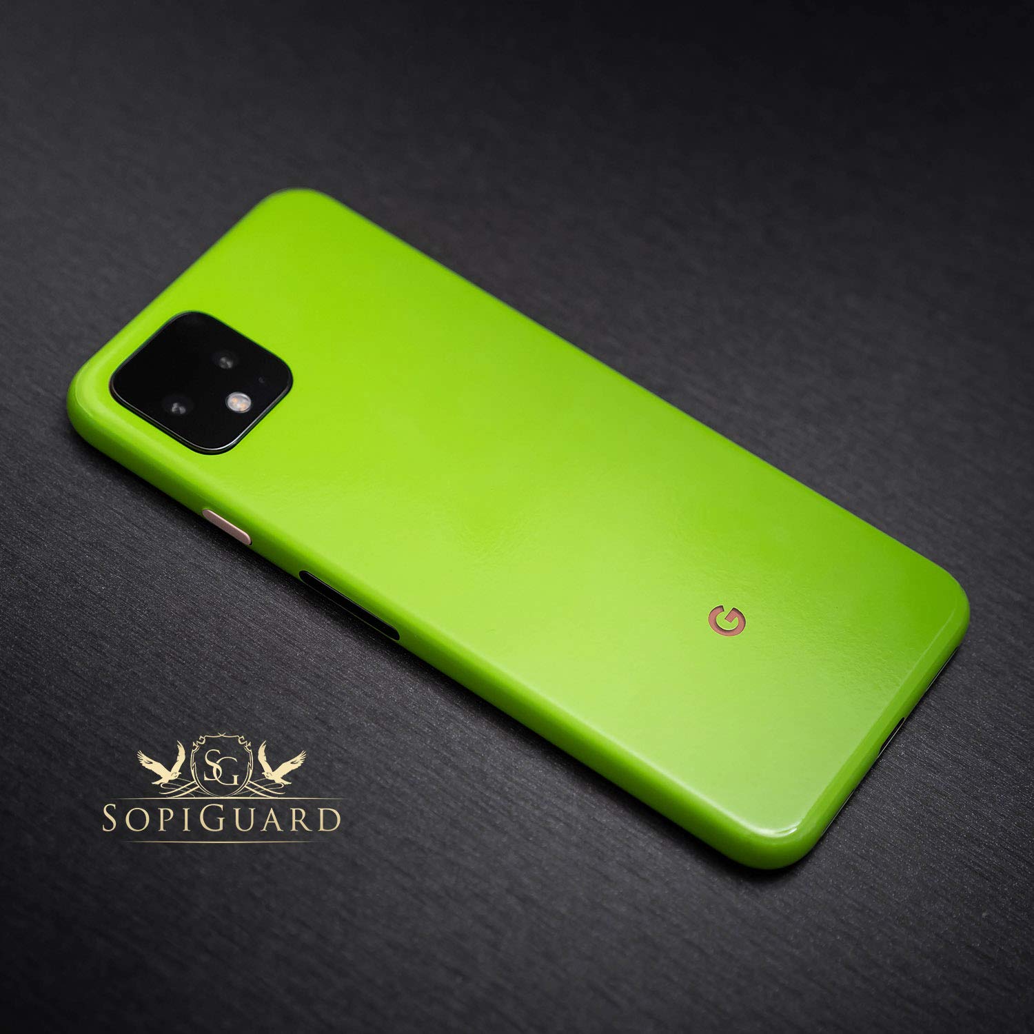 Sopiguard Sticker For Surface Duo Phone Edge To Edge Precision Vinyl Skin Wrap (Gloss Light Green)