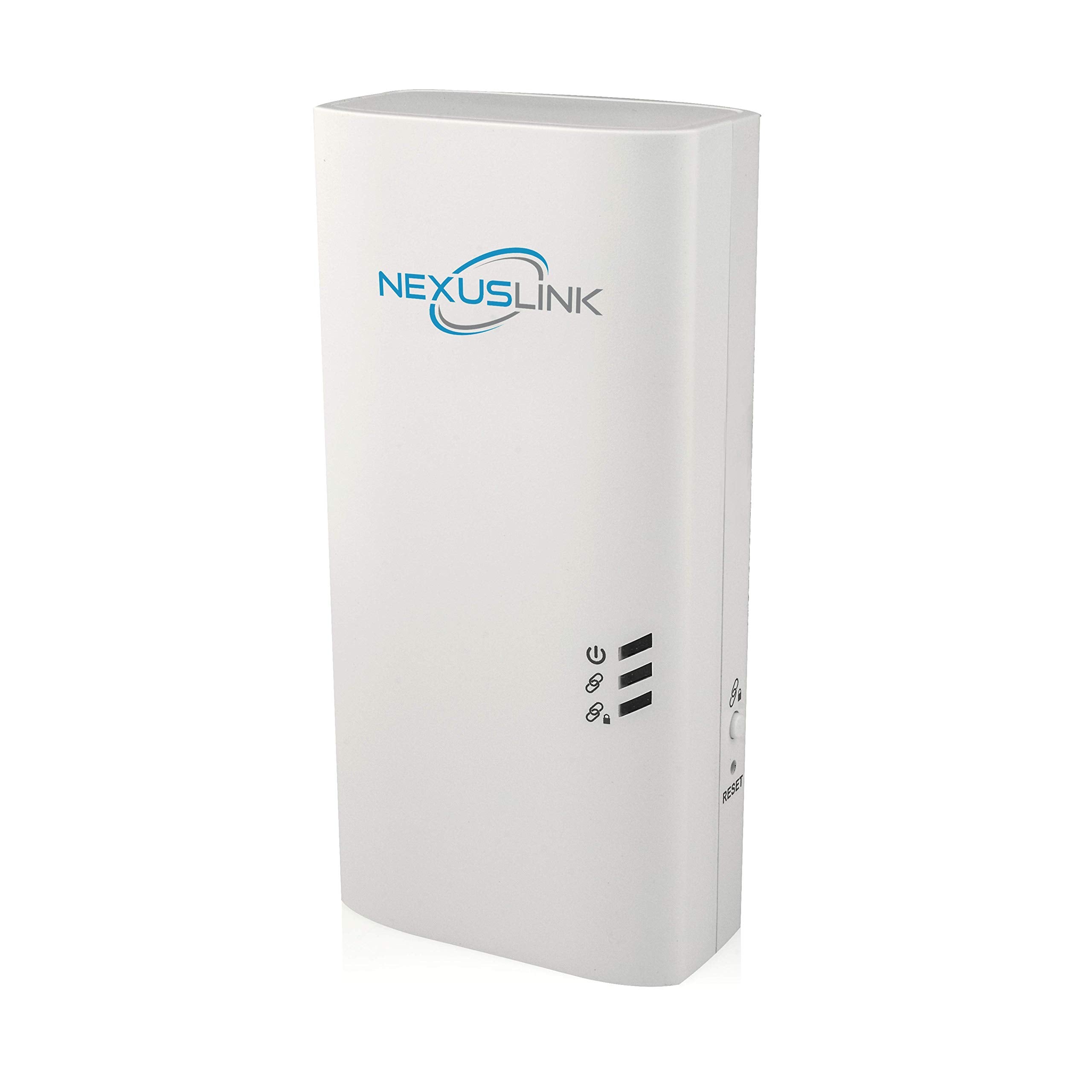 Nexuslink G.Hn Wave 2 Powerline Ethernet Adapter Poe � 2 Gigabit Ports, 30W Power Budget, Supports 802.3At Poe, Powerline 2000, Plug & Play, Ideal For Gaming, Work, Etc., � Single Device (Gpl 2000Poe)