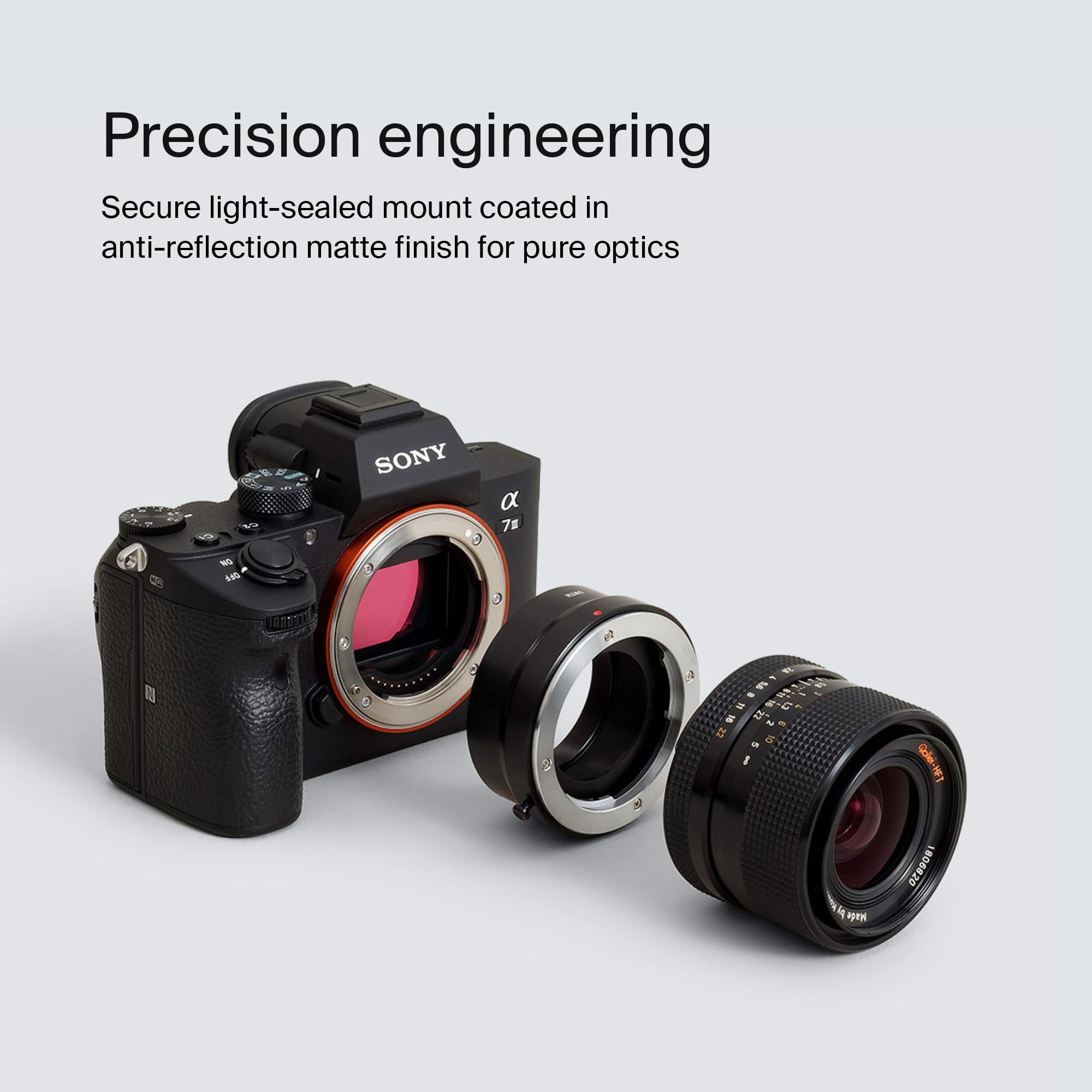 Urth Lens Mount Adapter: Compatible With Rollei Sl35 (Qbm) Lens To Sony E Camera Body