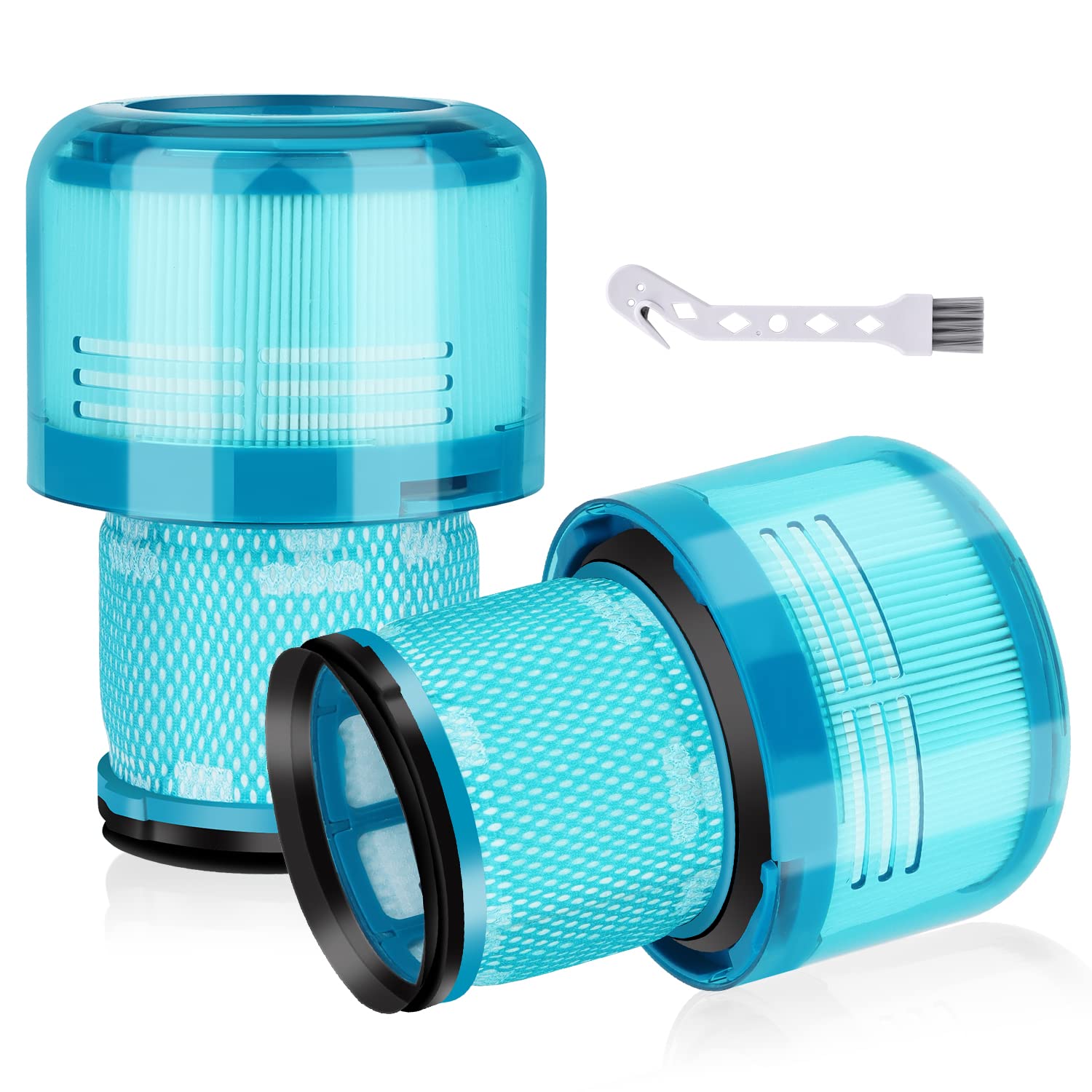 2 Pack Filter Replacement For Dyson V15 Detect, V15 Detect +, V11 Torque Drive, V11 Animal, Sv14 Cordless Stick Vacuum Cleaner,R