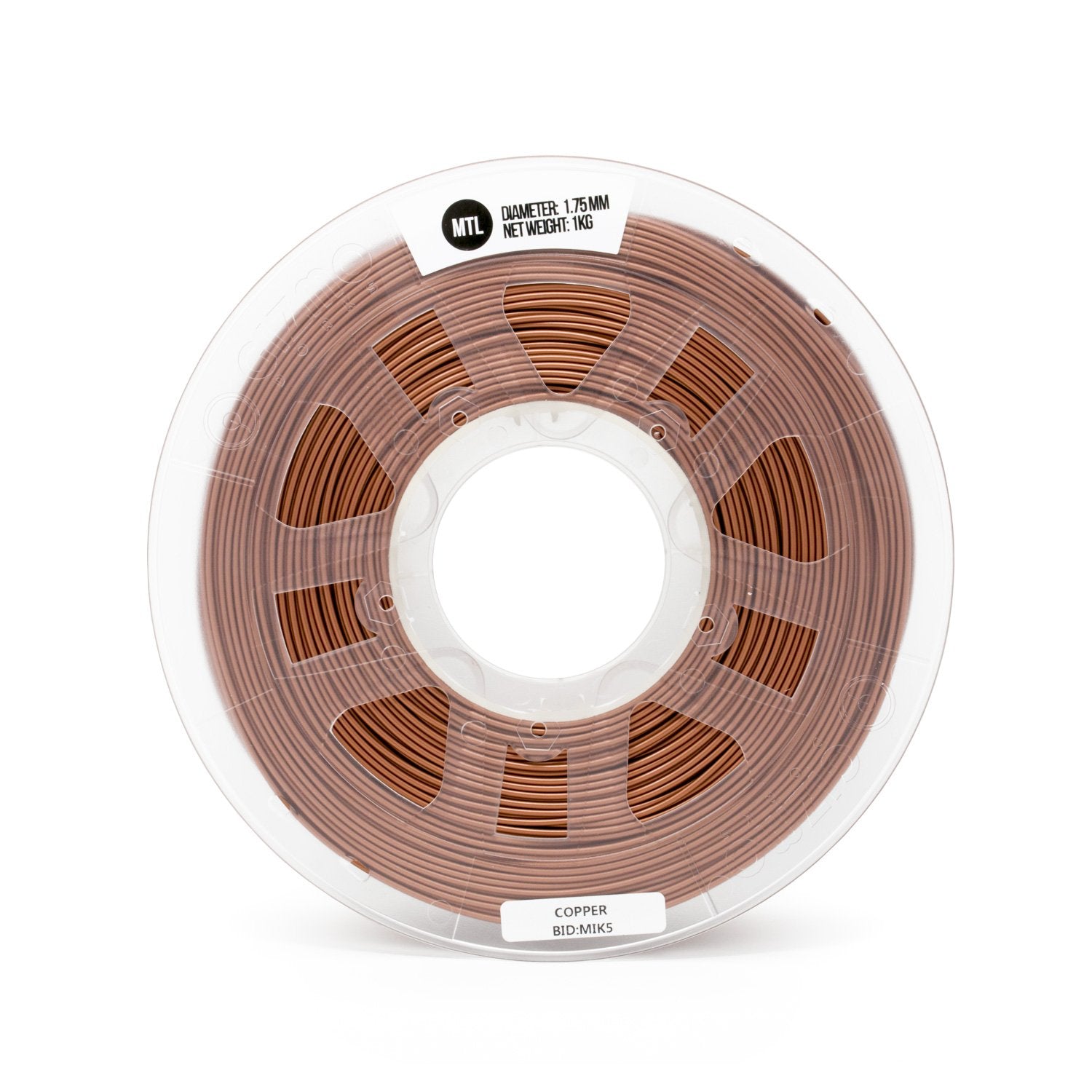 Gizmo Dorks 1.75Mm Metal Copper Fill Filament, 1 Kg For 3D Printers