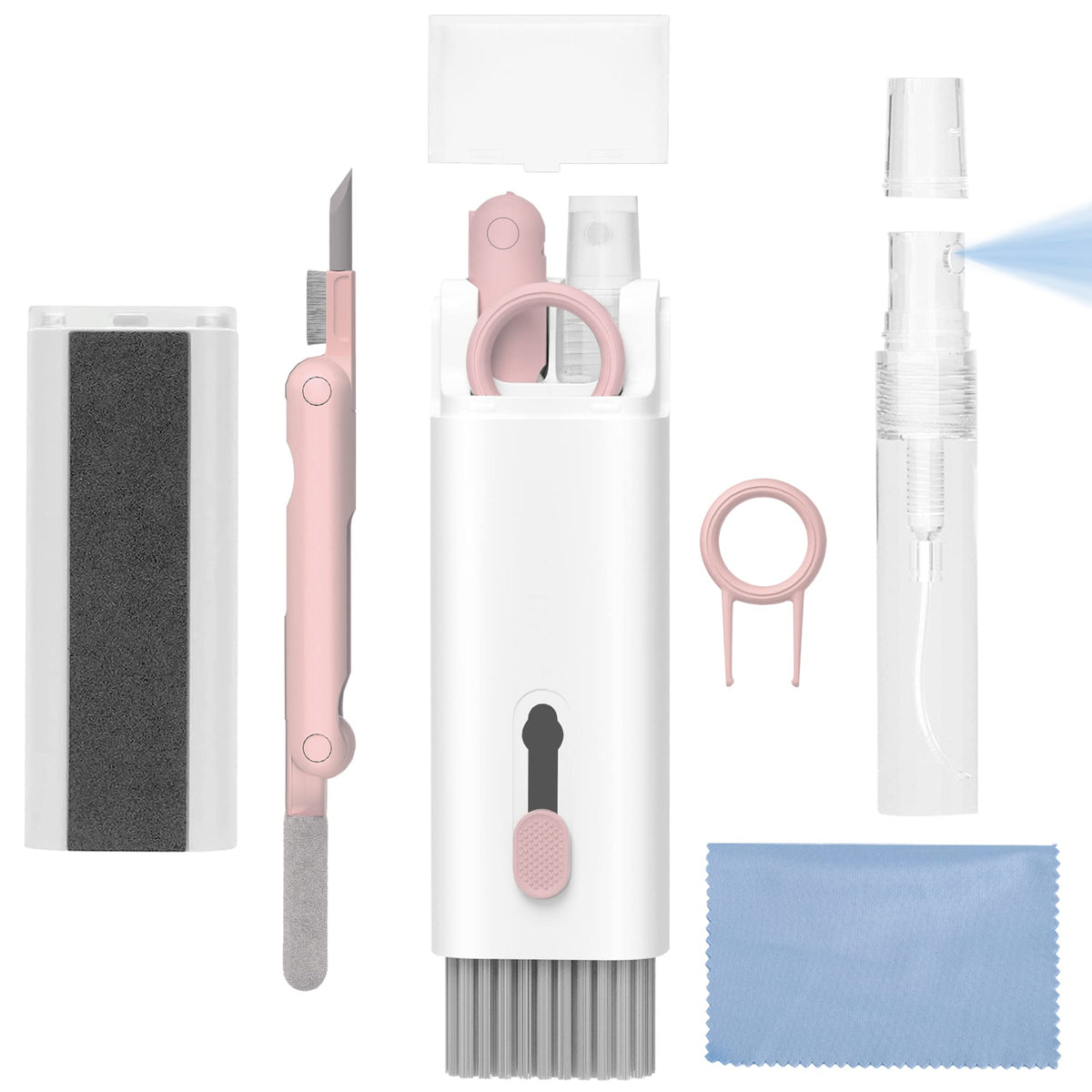Laptop Screen Keyboard Earbud Cleaner Kit,Electronics Cleaning Tool For Macbook Ipad Iphone Pro Cell Phone,Airpod Cleaner Kit,Co