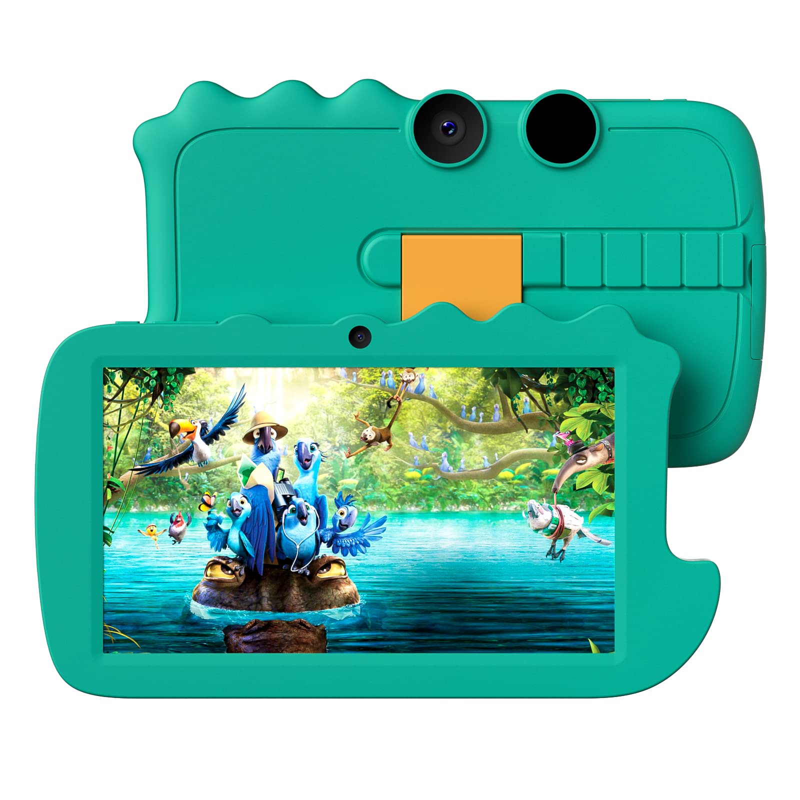 Atozee Kids Tablet, Toddler Tablet, 7inch Tableta For Boys Girls, 32Gb Android 12 Tablet, 4Gb Ram Wifi Dual Camera Ips Safety Eye P