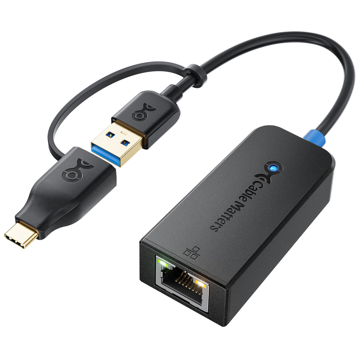 Cable Matters Usb C To 2.5 Gigabit Ethernet Adapter, Usb To 2.5 Gigabit Ethernet Adapter, Not Compatible With M2 Macs (2.5G Ethe