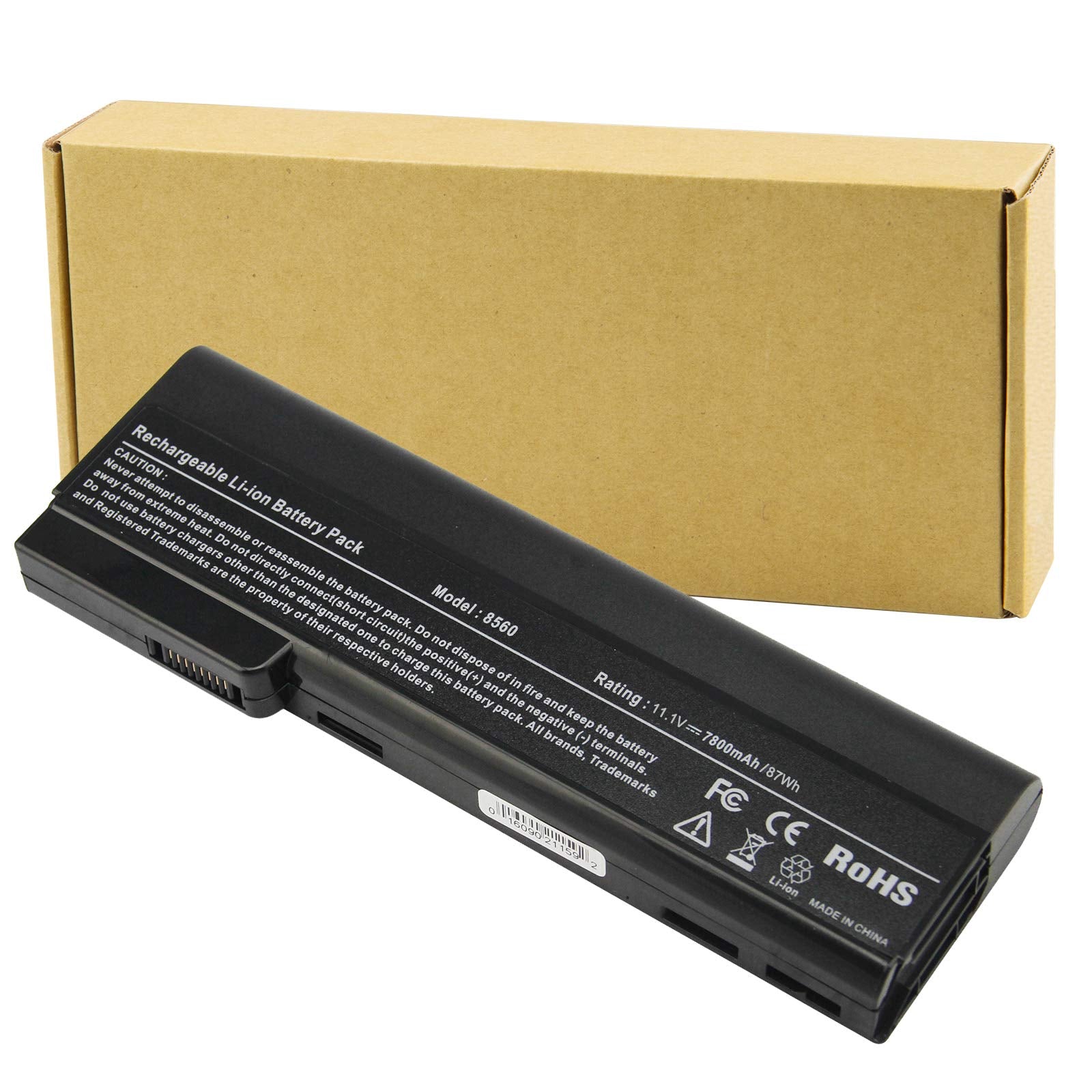 Futurebatt Laptop Battery 9Cell 7800Mah For Hp Elitebook 8460P 8460W 8470P 8470W 8560P 8570P; Hp Probook 6360B 6460B 6465B 6470B