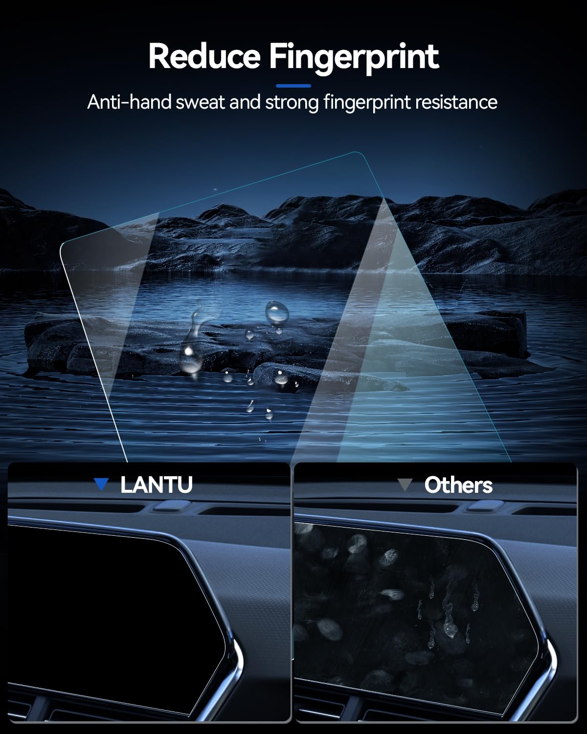 Lantu 2 Pack Trax Screen Protector For 2024 Chevrolet Trax Ls/1Rs Accessories 8'' Nano Navigation Protector Film For Chevy Trax