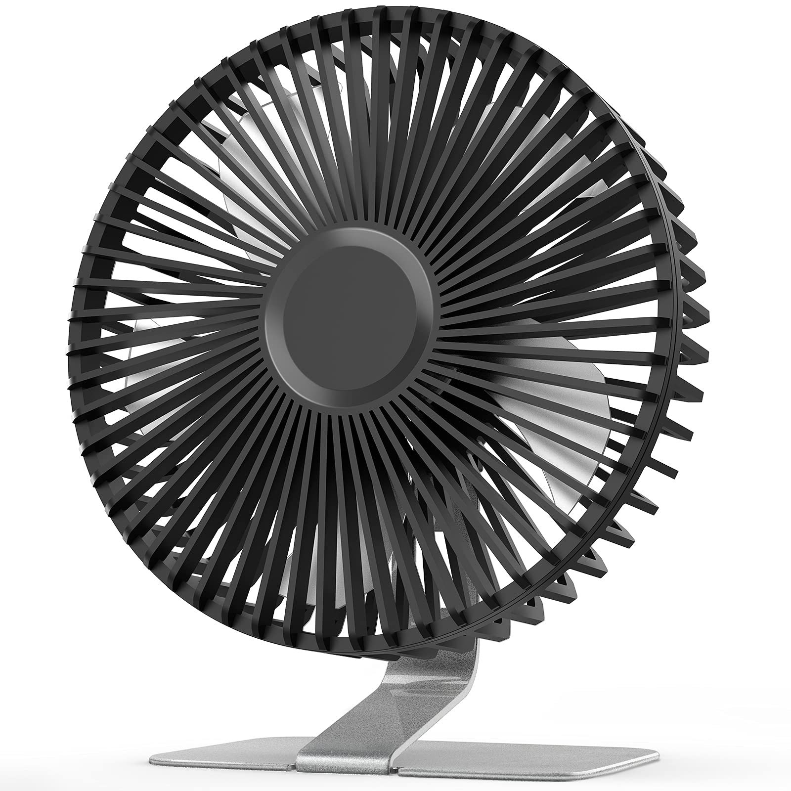 Slenpet 6 Inch Usb Desk Fan, Upgraded Strong Airflow, 4 Speeds, Ultra Quiet, 90   Rotation For Better Cooling, Portable Mini Pow