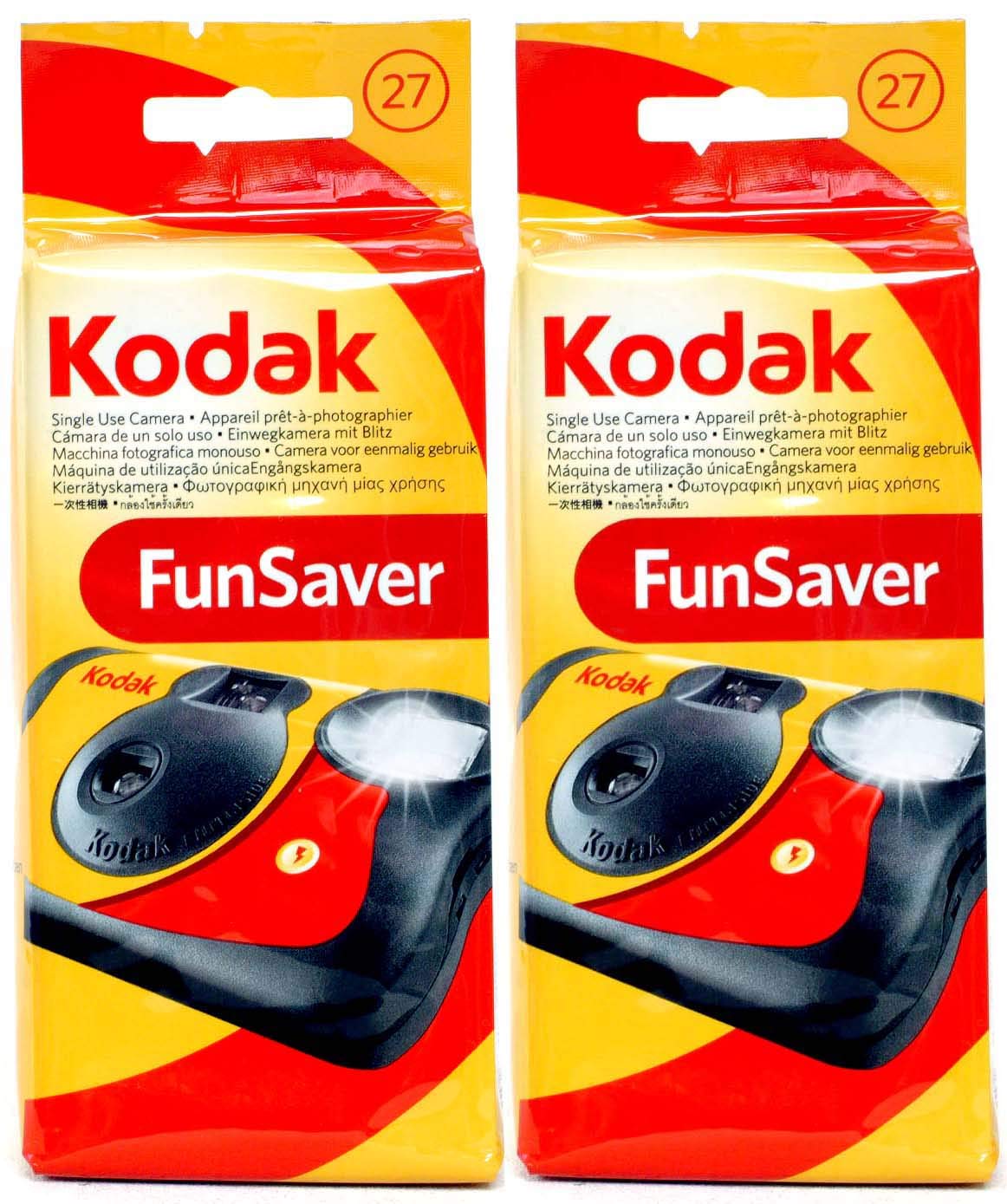 Kodak Funsaver One Time Use Film Camera (2 Pack)