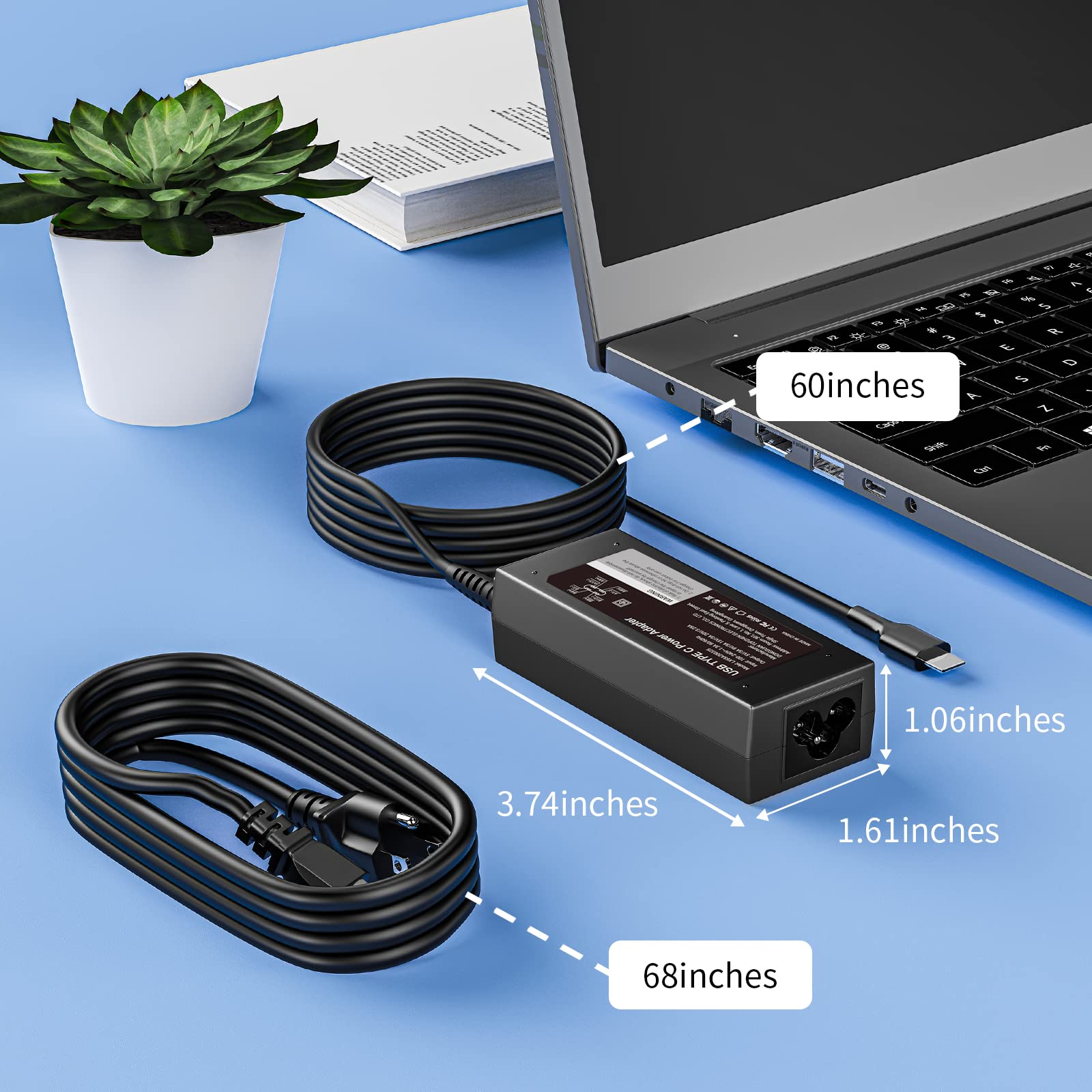 45W Usb C Charger For Acer Chromebook Cb311 Cb315 Cb314 Cb514 Cb515 Cb713 Cb714 Cb715 Cp311 Cp315 Cp511 Cp713 Type C Power Adapt