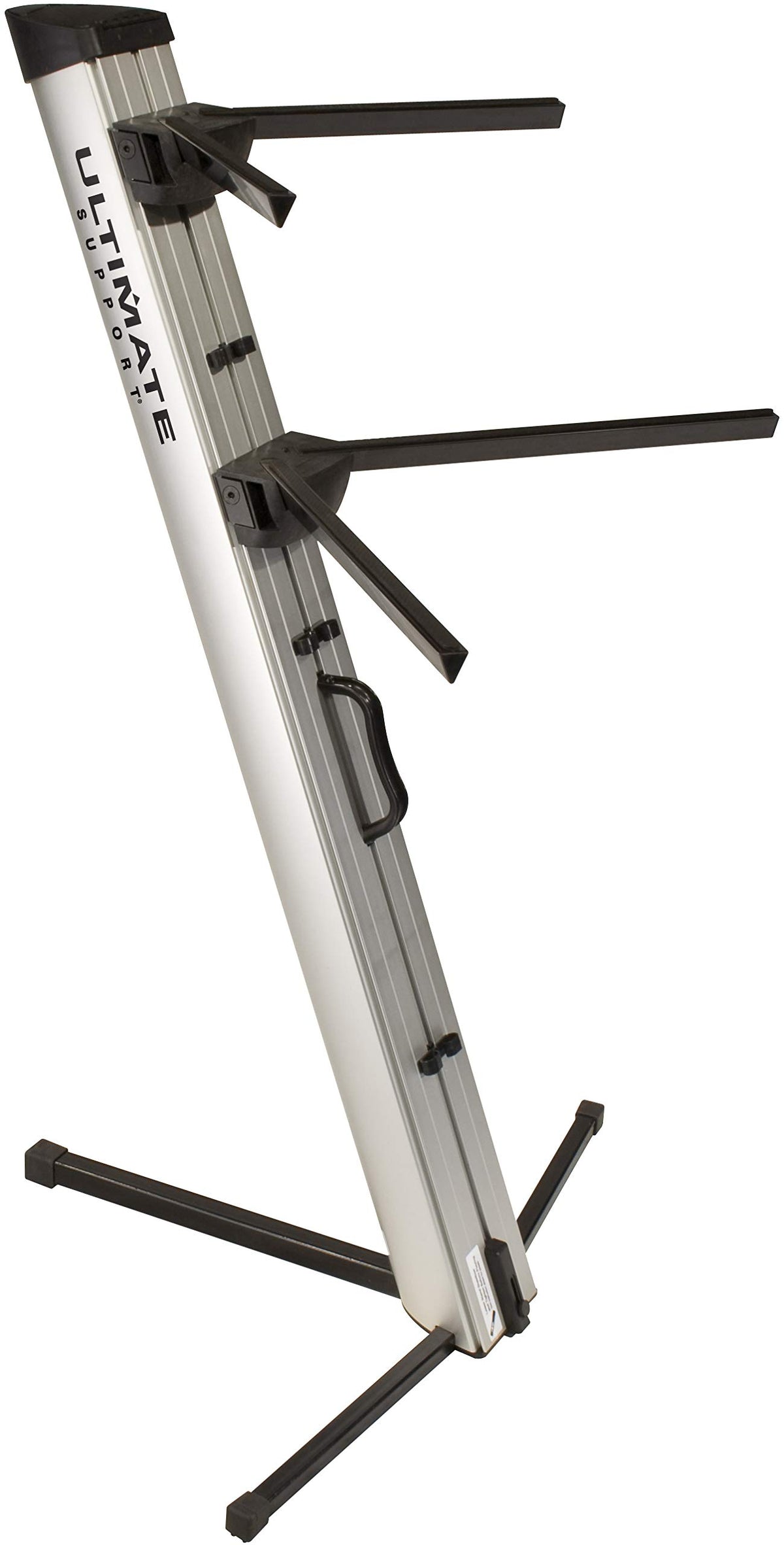 Ultimate Support APEX AX 48 PRO SILVER APEX Series Two tier Portable Column Keyboard Stand (Silver)