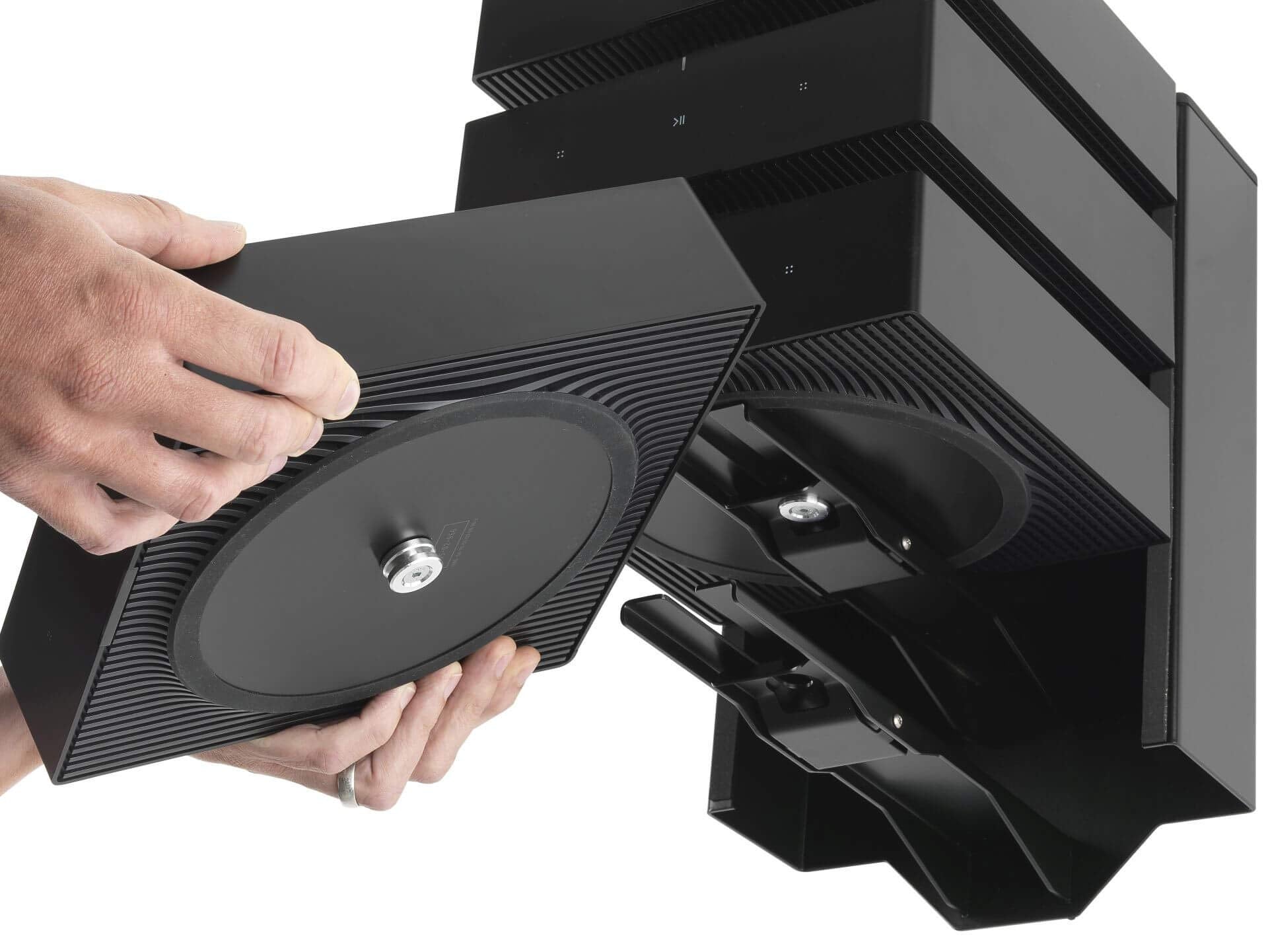 Flexson Dock For 4 Sonos Amps - Black