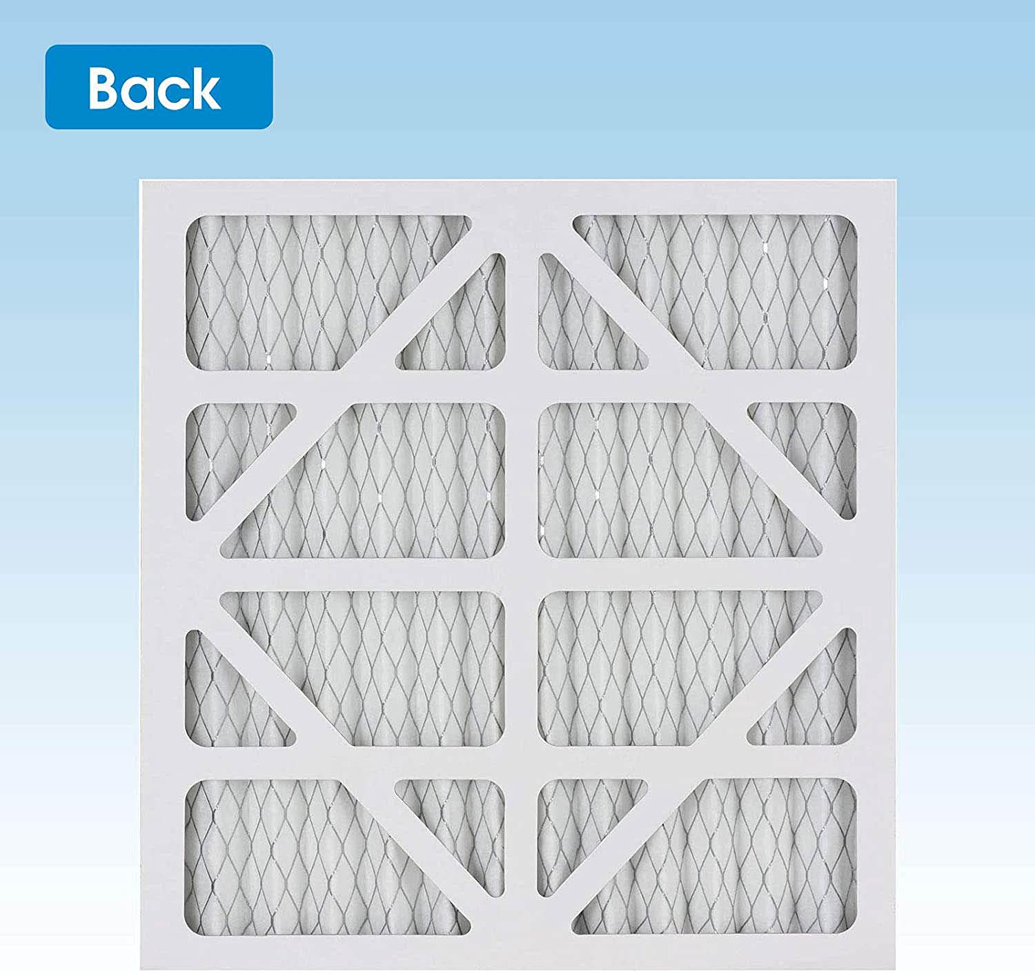 ALORAIR HEPA 550 Air Scrubber MERV-10 Filter Replacement Set, Pack of 5, Polyester, White, 13.7" x 14.8" x 0
