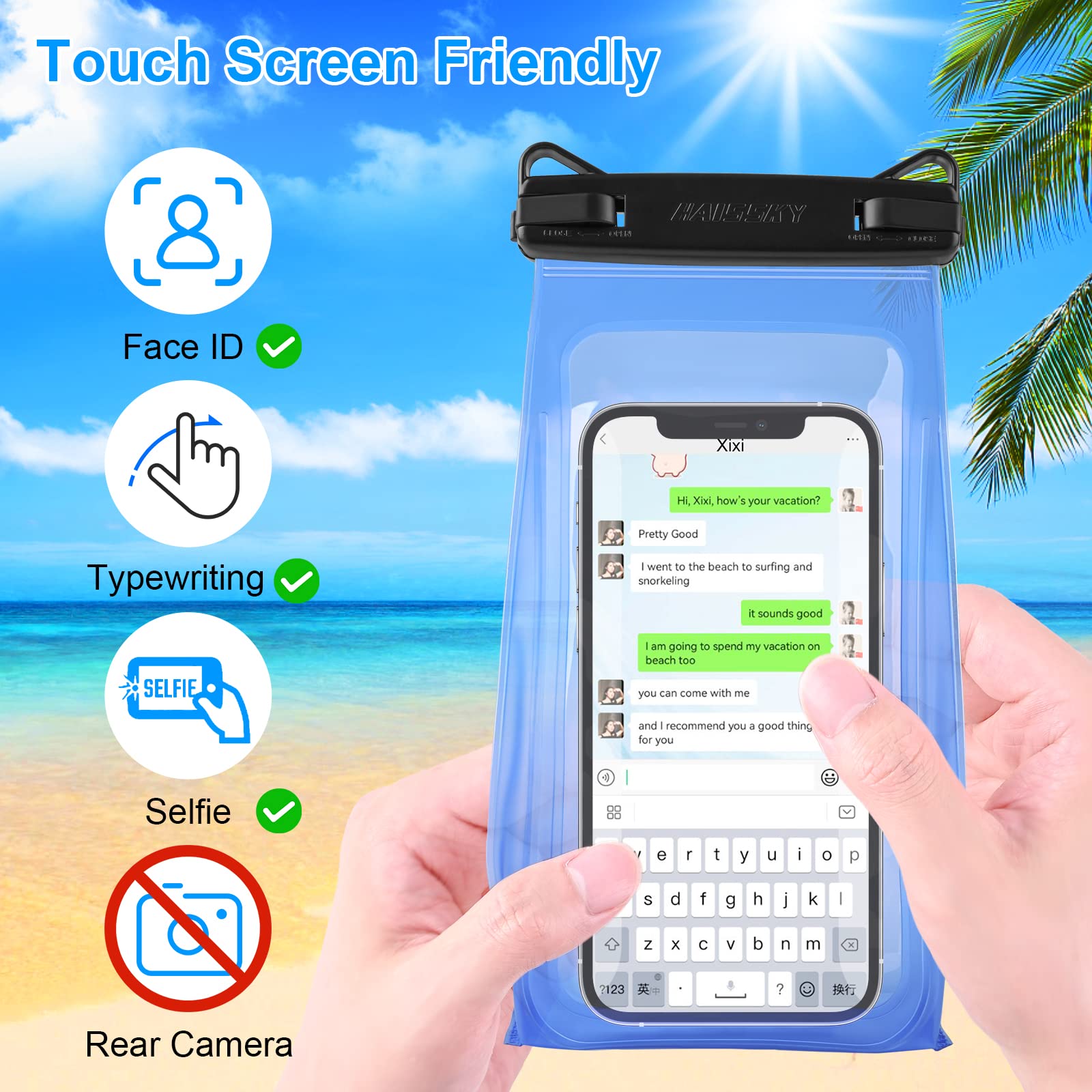 Large Capacity Waterproof Phone Pouch Floating, Waterproof Bag Case For Iphone 15 14 13 12 11 Pro Max X Xr 8 Plus Samsung Up To
