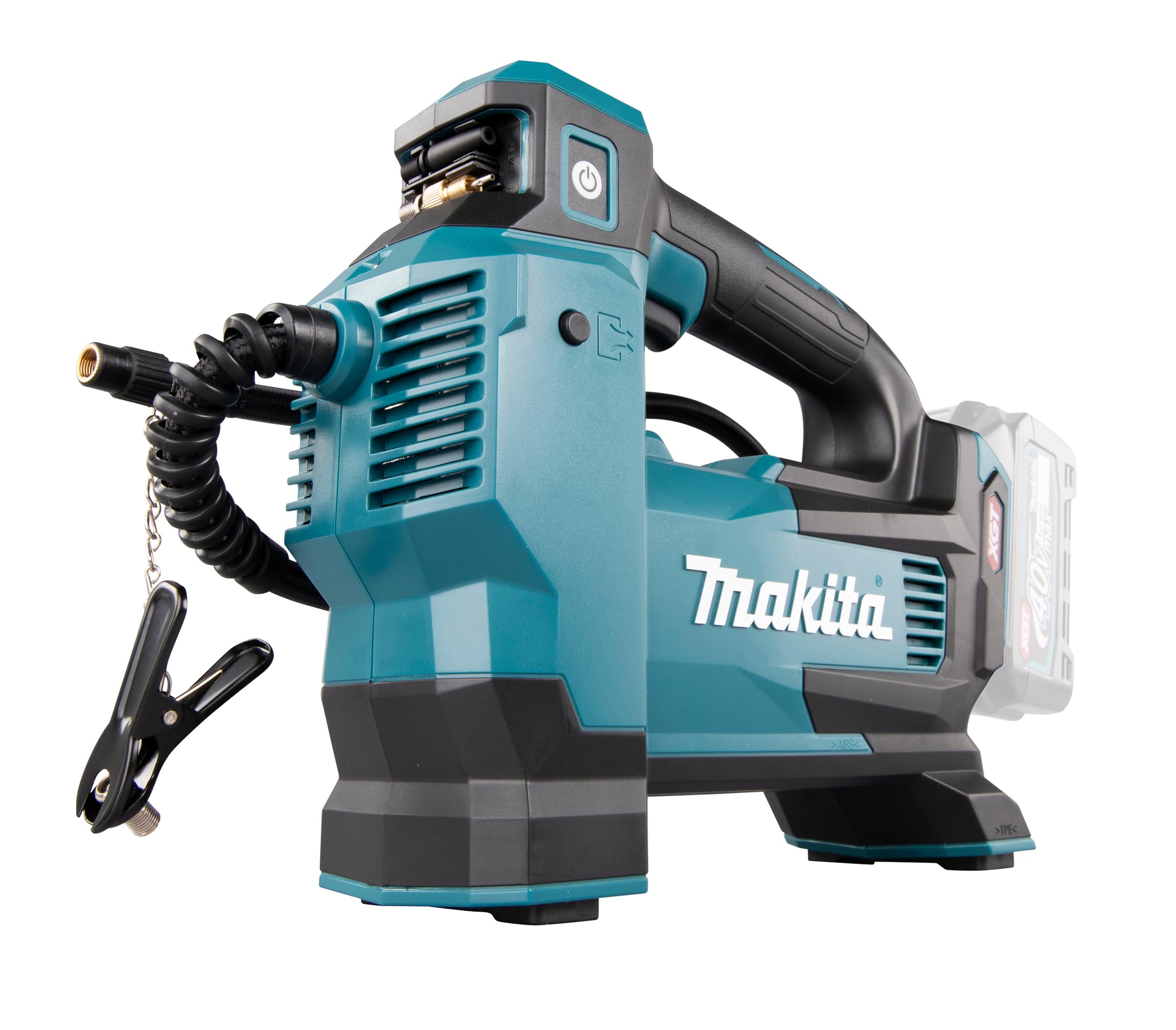 Makita Mp001Gz Compressor 11.1 Bar 40V Max. (Without Battery And Charger), Petrol