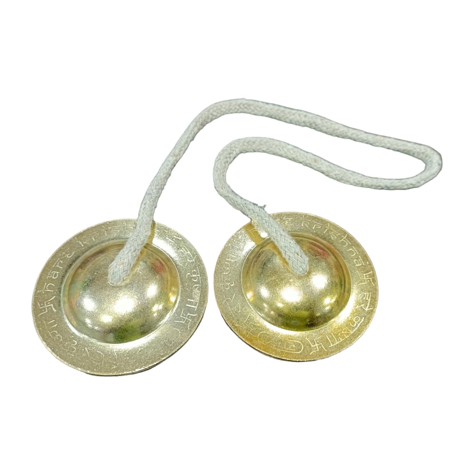 Manjeera Hand Cymbals Pair | Manjira Kartal Indian Musical Instrument For Pooja, Kirtan, Worship