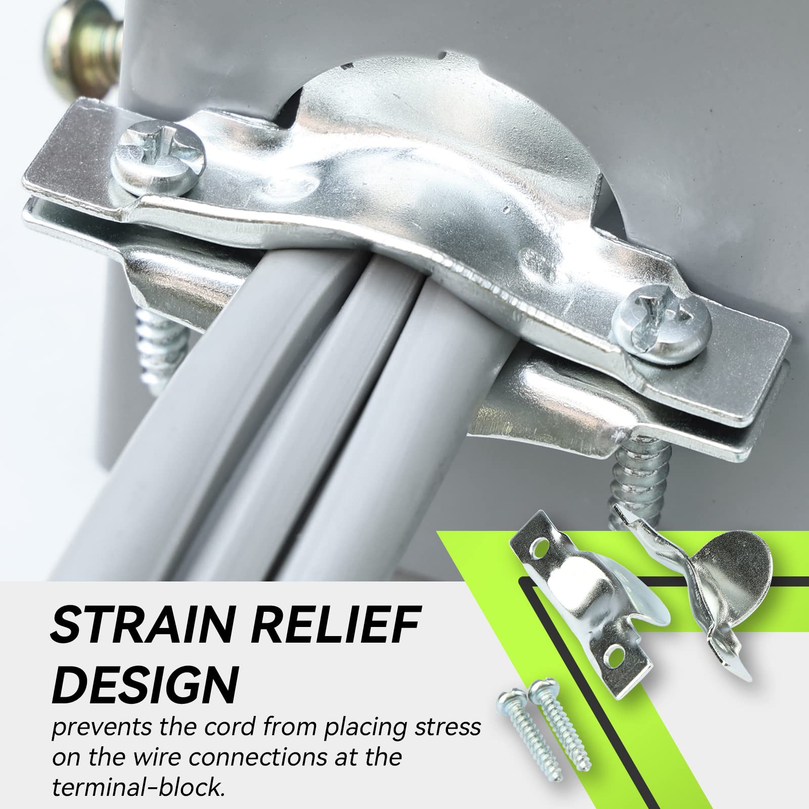 Rvmate 3 Prong Srdt Dryer Cord 5 Feet, 30 Amp Appliance Power Cord (Nema 10 30P To 3 Wire), 3 Wires With O Ring Terminal Connect