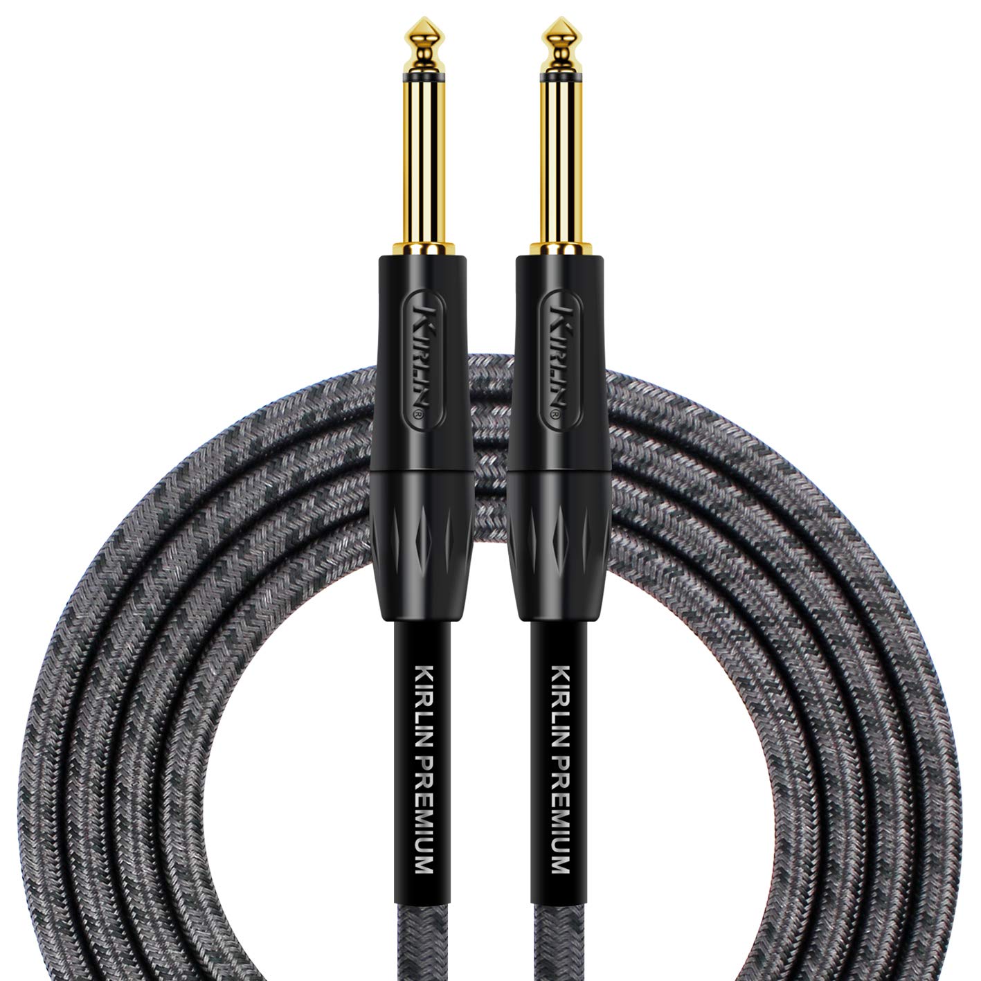 Kirlin, Kirlin Cable Instrument Cable, Charcoal Gray, 20Ft (Iwb 201 Bfg 20/Ba)