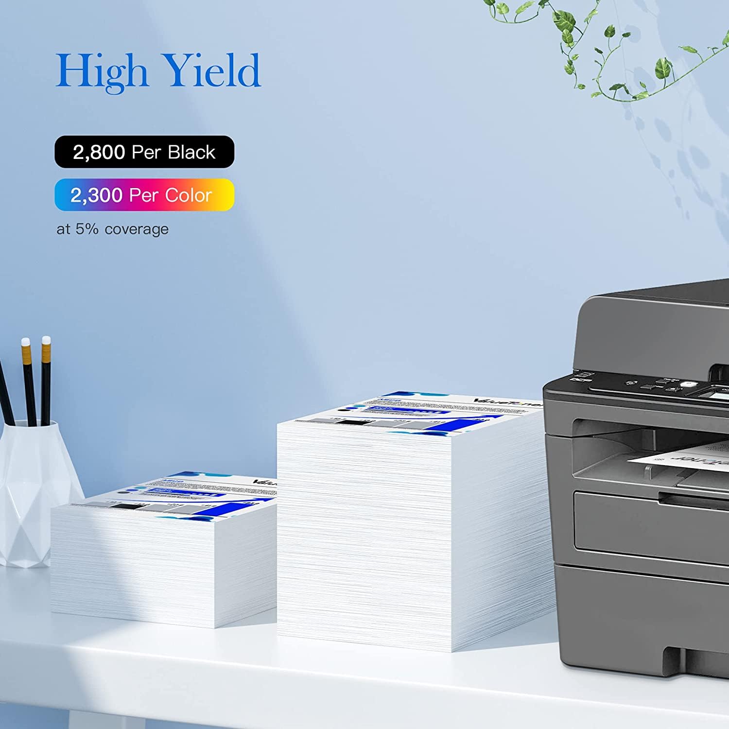 Valuetoner Compatible Toner Cartridges Replacement For Hp 201X 201A Cf400X Cf401X Cf402X Cf403X High Yield For Color Laserjet Pr