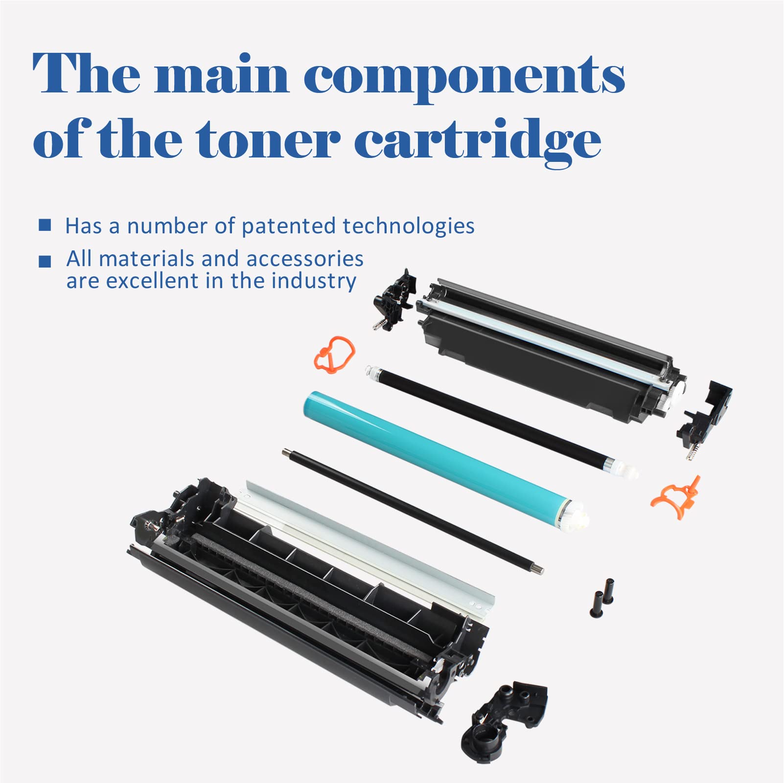 215A Toner Cartridges 4 Pack (With Chip) Compatible Replacement For Hp 215A W2310A W2311A W2312A W2313A For Hp Color Laserjet Pr