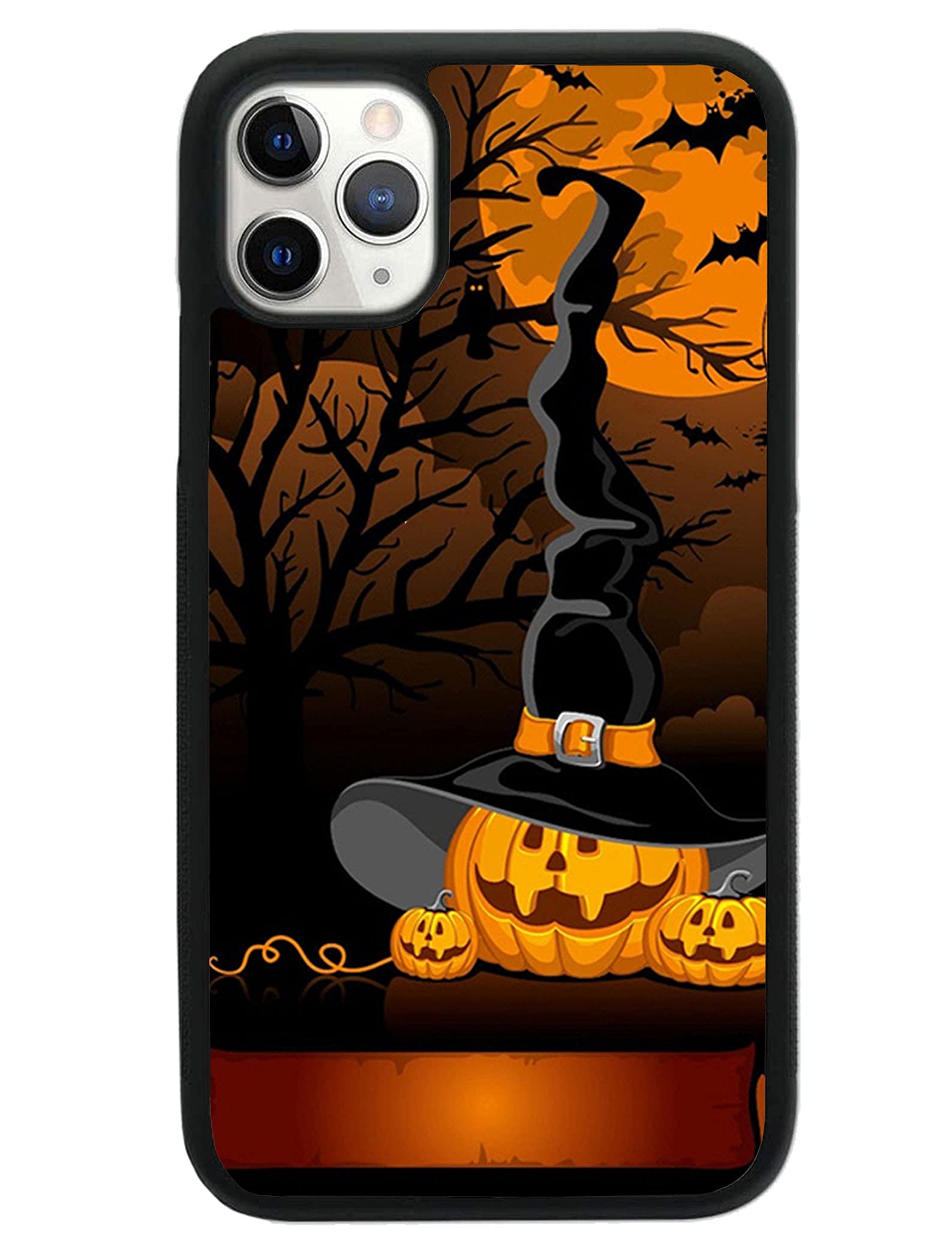 Vuttoo For Iphone 11 Pro Case   Halloween Pumpkins Witch Hat Pattern Phone Case   Tpu Shock Absorption Protection Phone Cover Ca