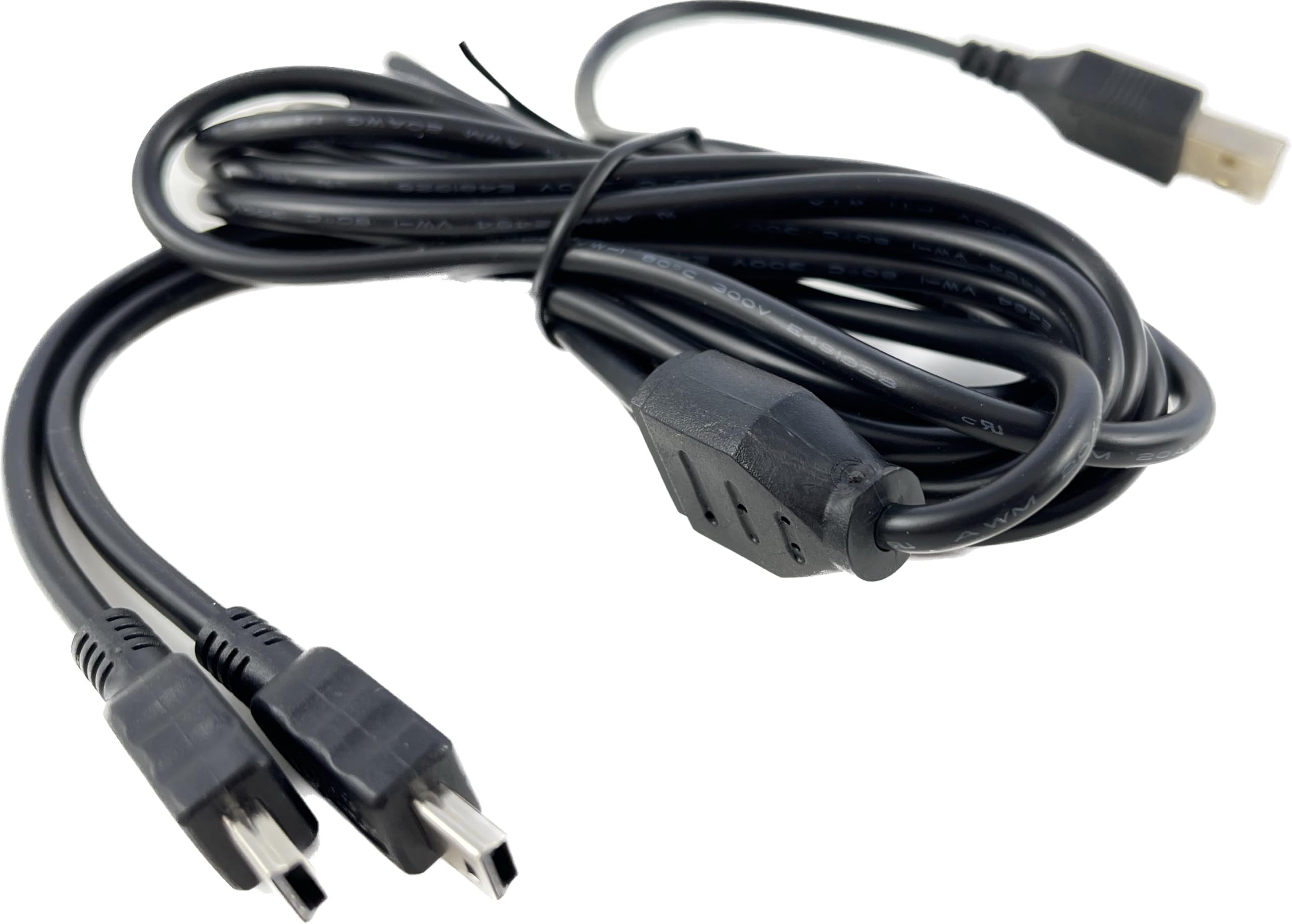 Omnihil 10Ft-Mini-Usb Splitter Cable Compatible With Texas Instruments Ti-89 Titanium