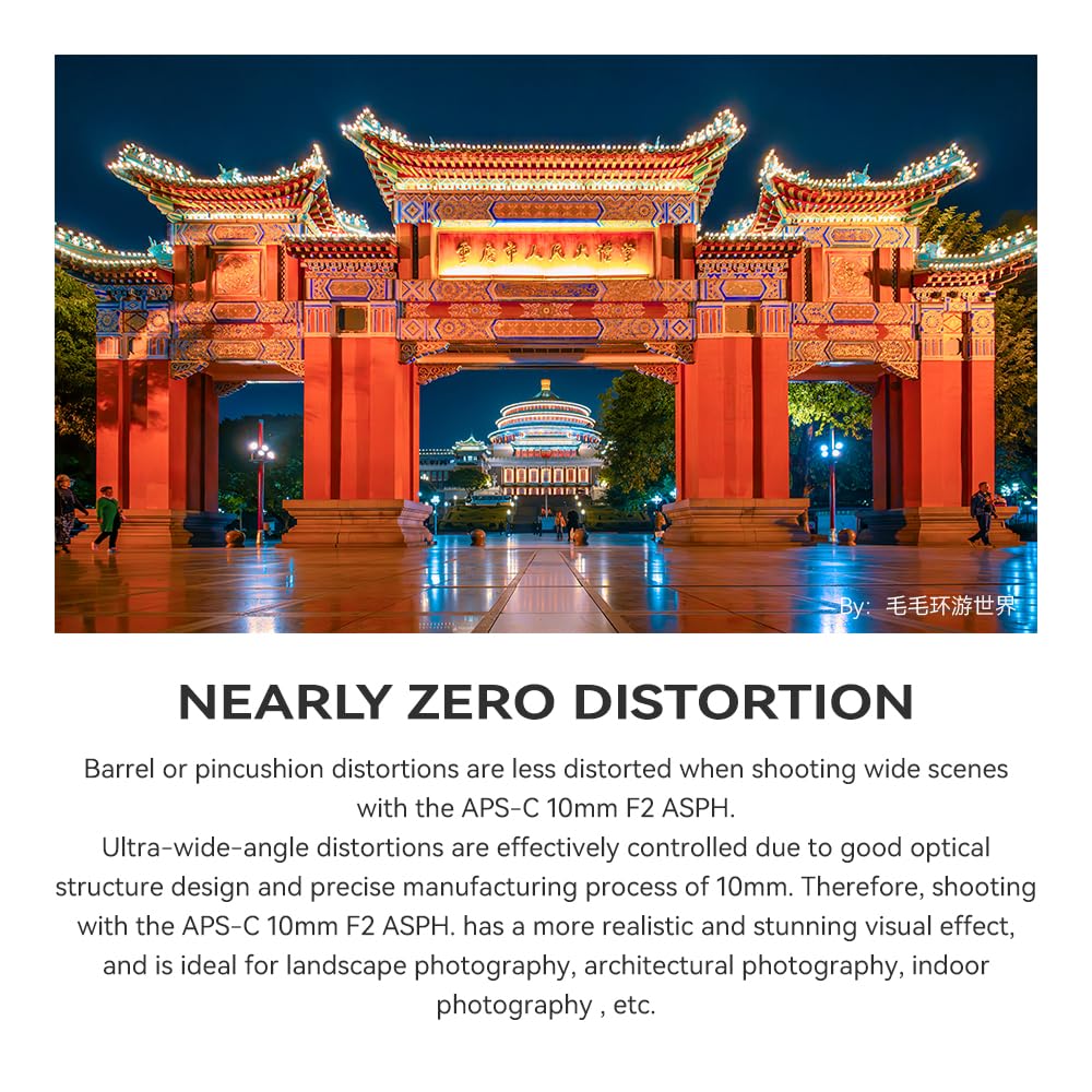 Ttartisan 10Mm F2 Aps C Ultra Wide Camera Lens Compatible With Fuji X Mount Cameras Xs10 X A5 X A7 X M1 X M2 X E4 X T1 X T10 X T2 X T20 X T3 X T4 X T100