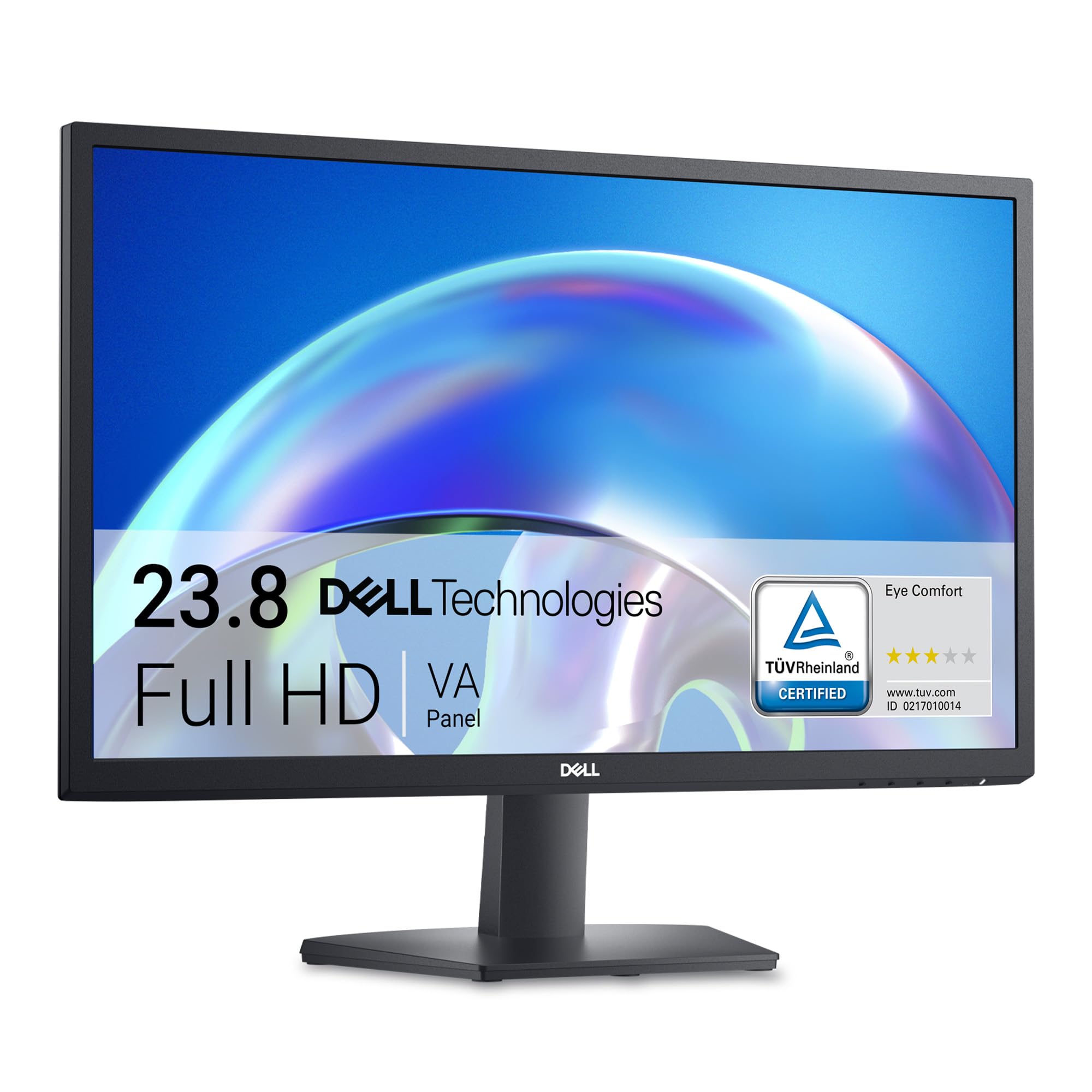Dell 24 SE2425H Monitor - 23.8-Inch Full HD (1920x1080), VA Panel, 5ms Response Time, Tilt, Certified by TV Rheinland for 3-Star