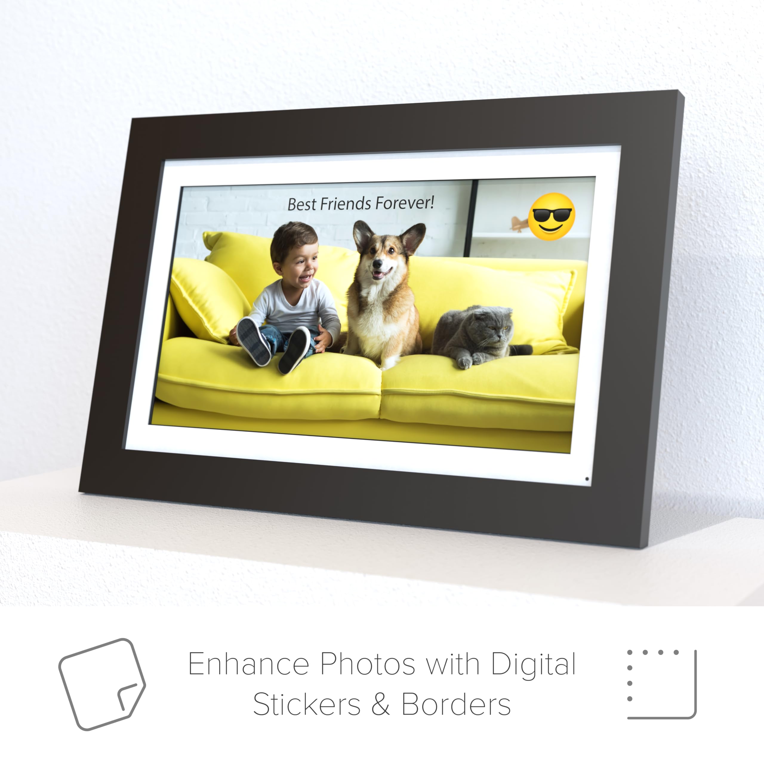 Simply Smart Home 14    Wifi Digital Photo Frame | Send Photo Or Video From Phone To Digital Picture Frame With Free Photoshare